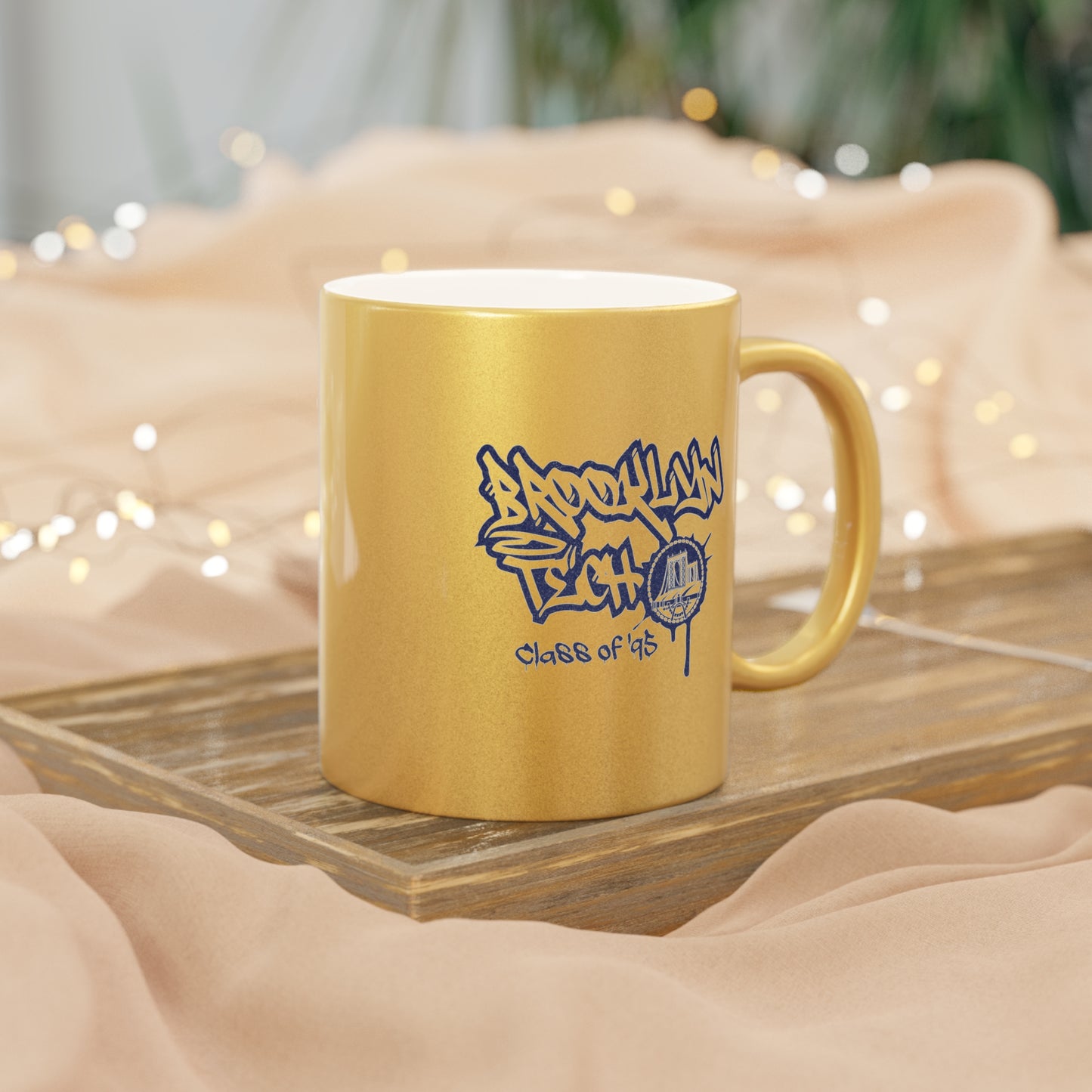 Class Of 1995 Commemorative Metallic Mug (silver\gold)