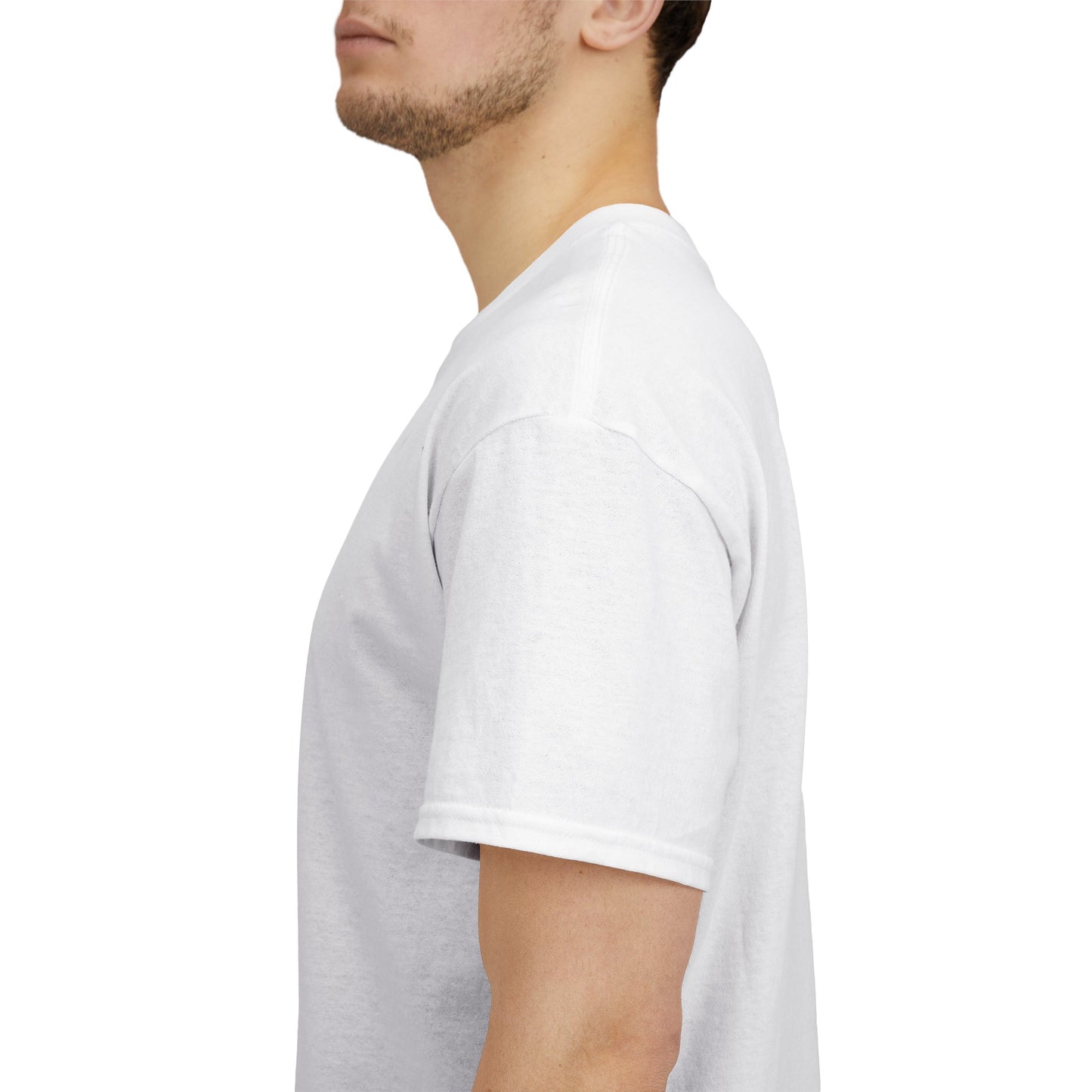 Classic Tech Logo - Blue Graphic - Men's Heavy Cotton T-Shirt
