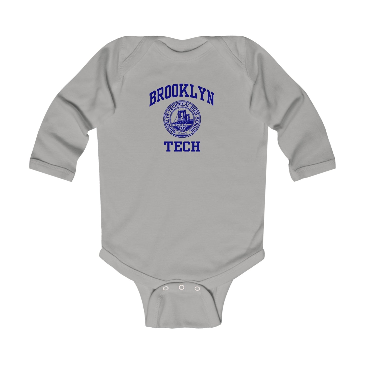 Family - Classic Brooklyn Tech Logo - Infant Long Sleeve Bodysuit