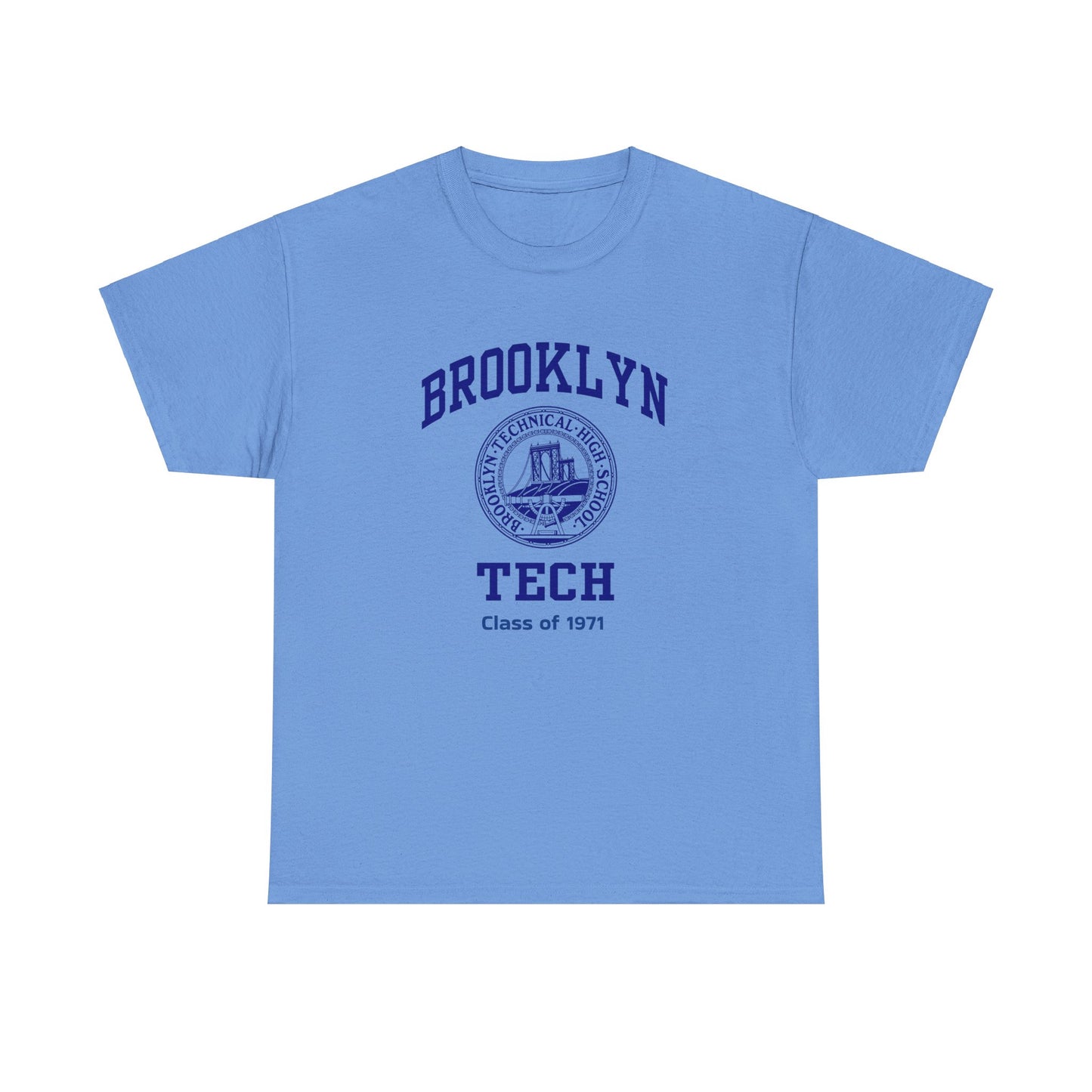 Brooklyn Tech Classic Logo - Men's Heavy Cotton T-Shirt - Class Of 1971