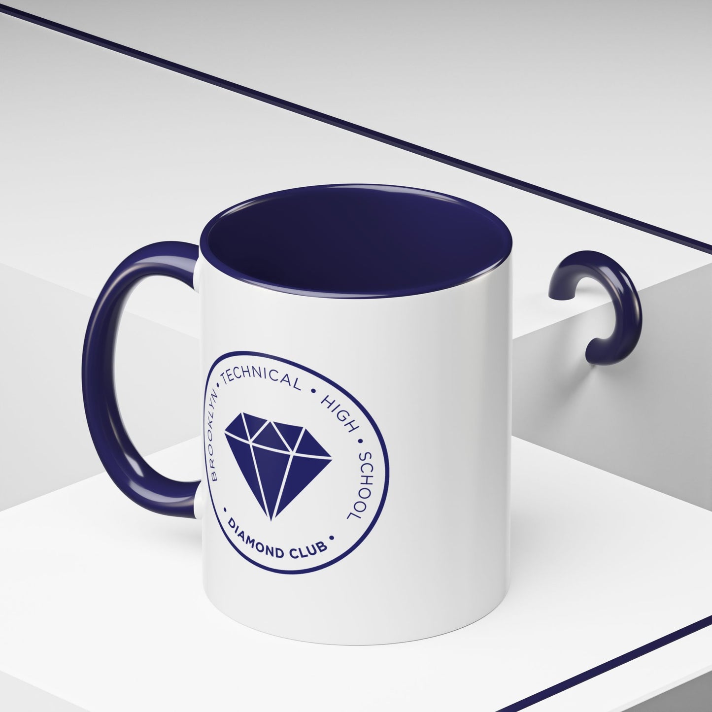 Diamond Club - Accent Coffee Mug - White