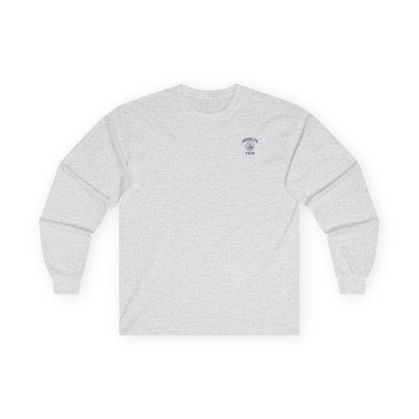 Classic Logo with Brooklyn Tech - Unisex Ultra Cotton Long Sleeve Tee - Logo on left chest