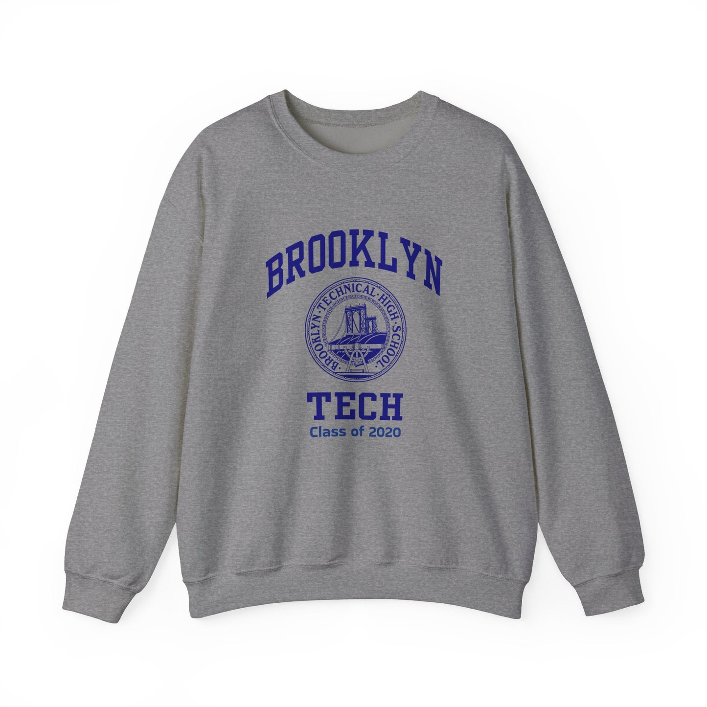 Brooklyn Tech Classic Logo - Men's Heavy Blend™ Crewneck Sweatshirt - Class Of 2020