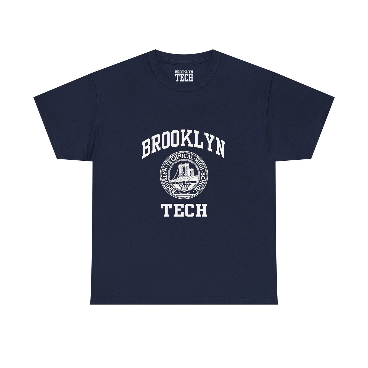 Brooklyn Tech Classic Logo - Men's Heavy Cotton Tee