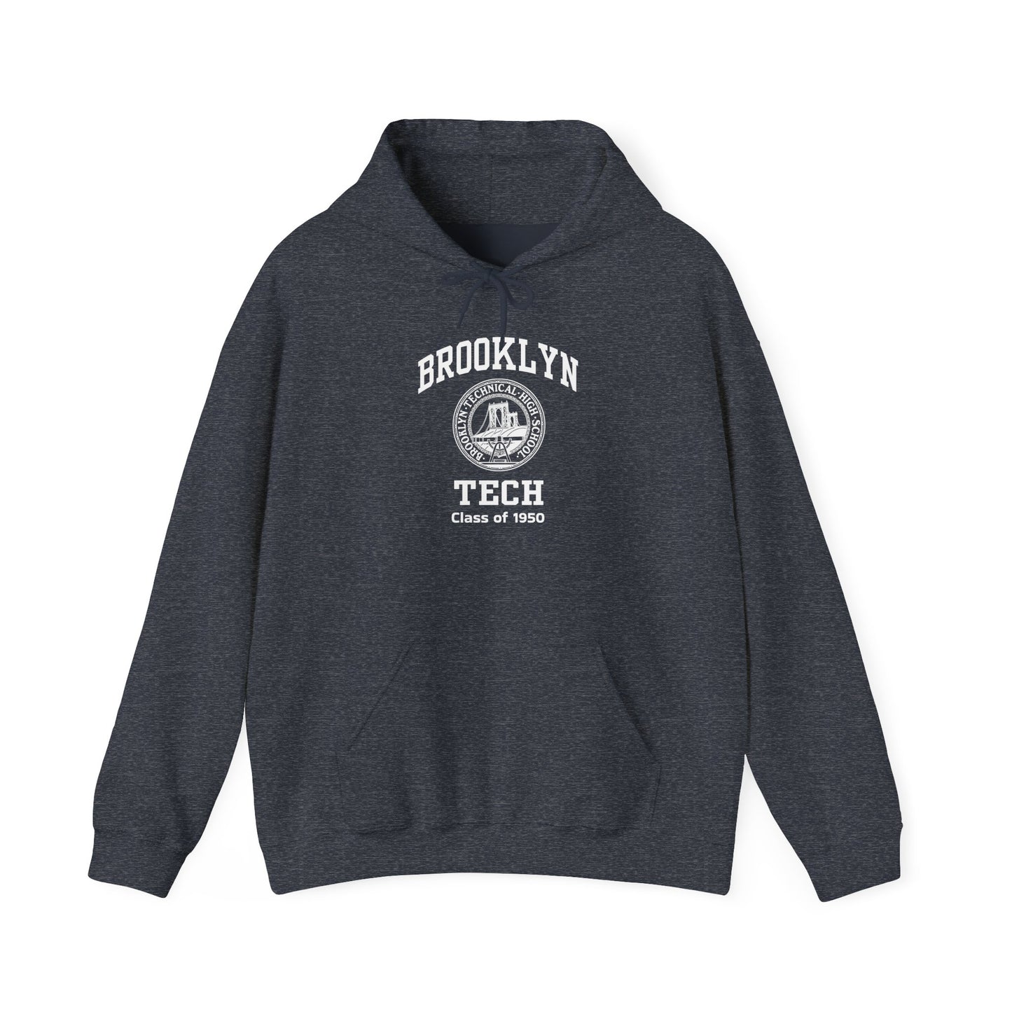 Brooklyn Tech Classic Logo - Men's Heavy Blend™ Hooded Sweatshirt - Class Of 1950