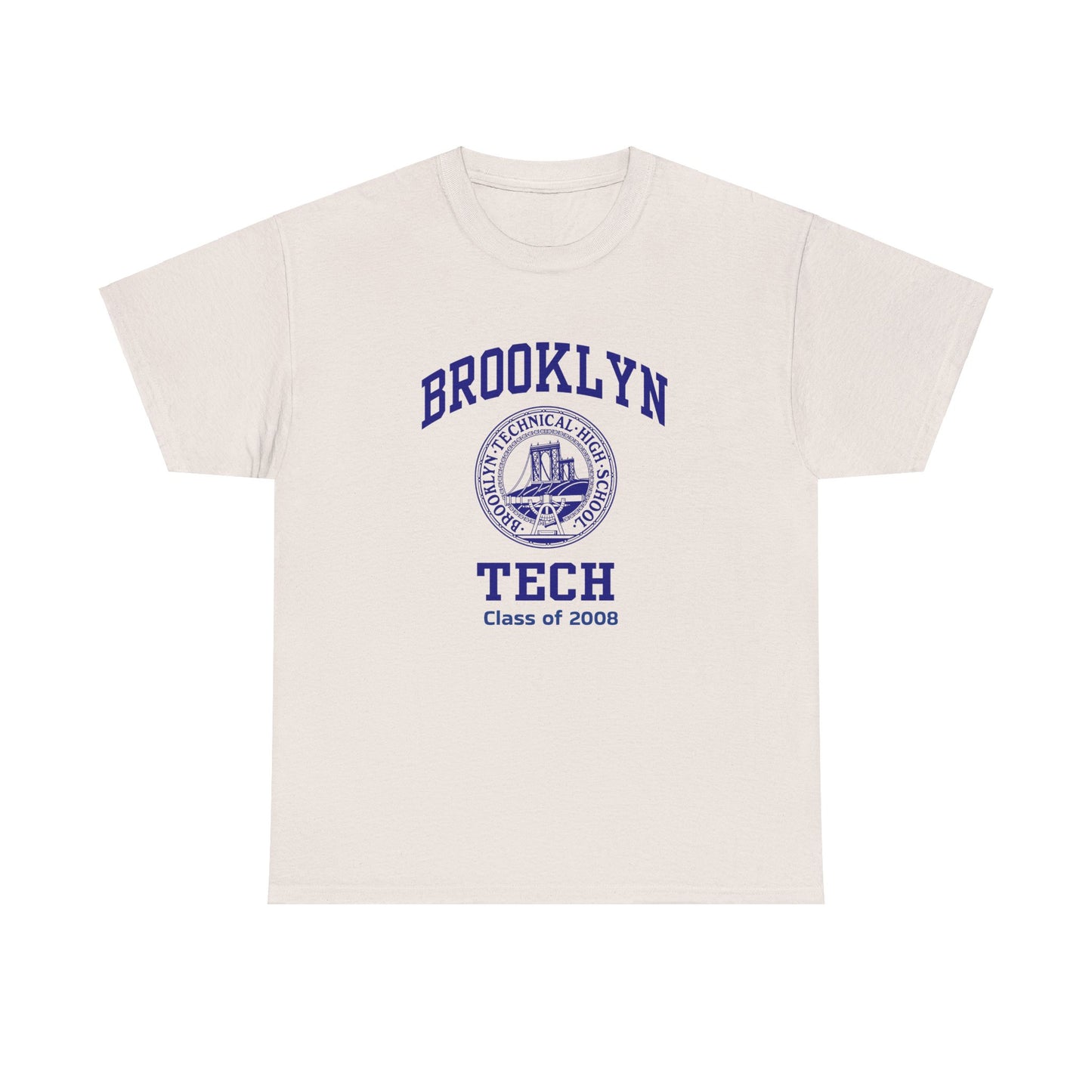 Brooklyn Tech Classic Logo - Men's Heavy Cotton T-Shirt - Class Of 2008