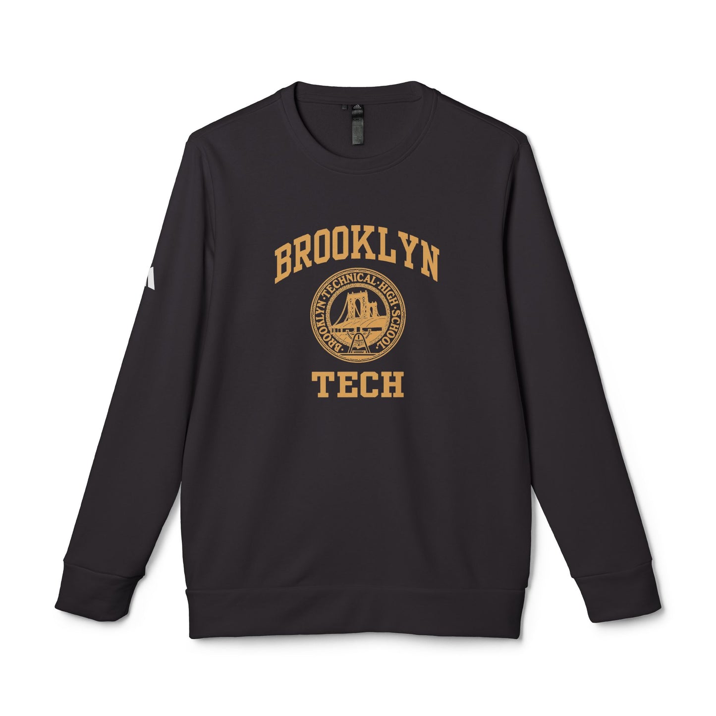 Brooklyn Tech Classic Logo Adidas Unisex Fleece Crewneck Sweatshirt