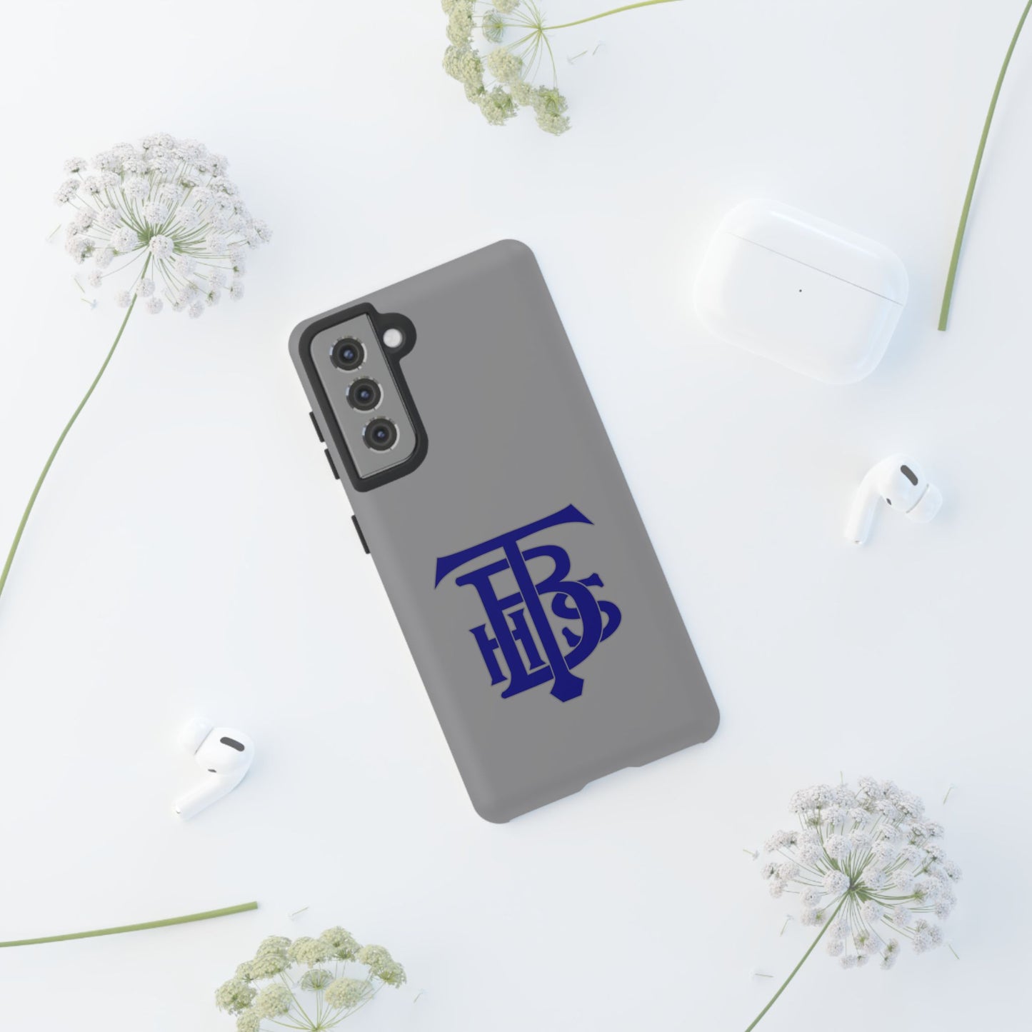 Stacked Logo - Tough Phone Cases - Gray - Samsung phones