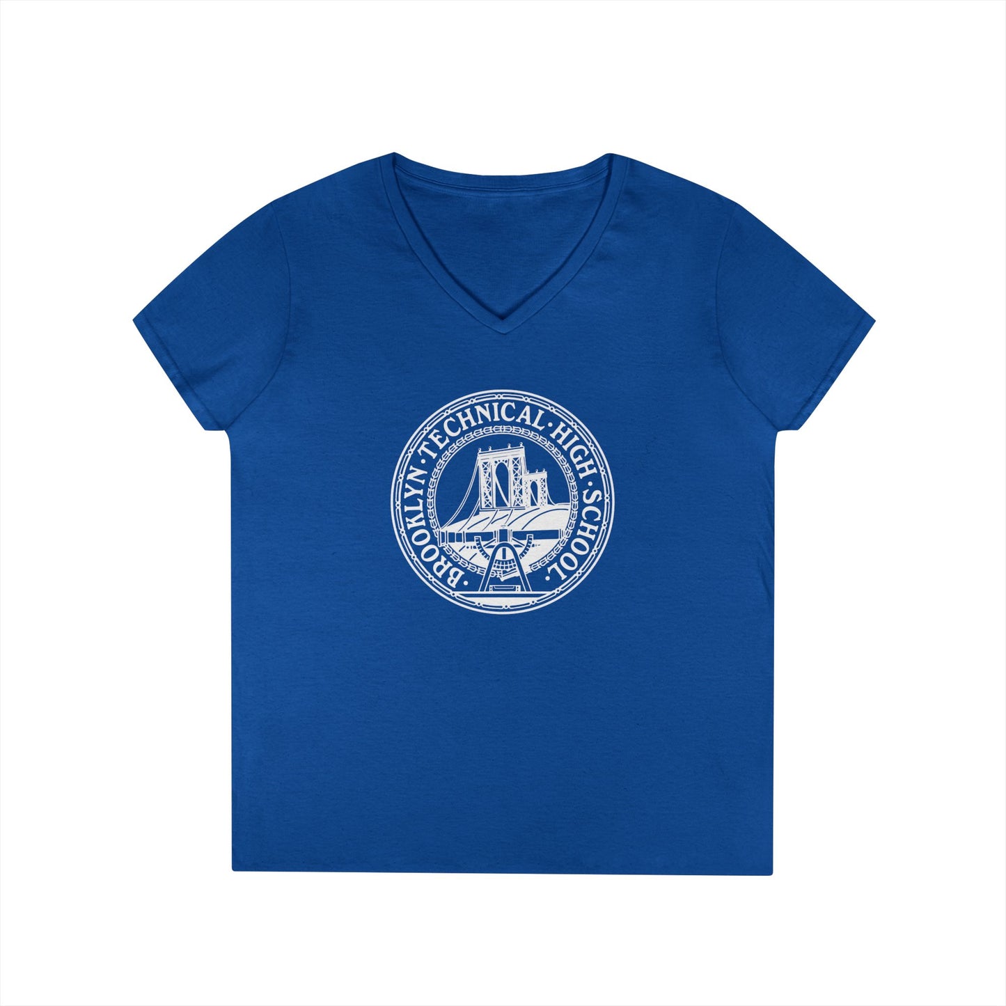Classic Tech Logo - Ladies' V-Neck T-Shirt