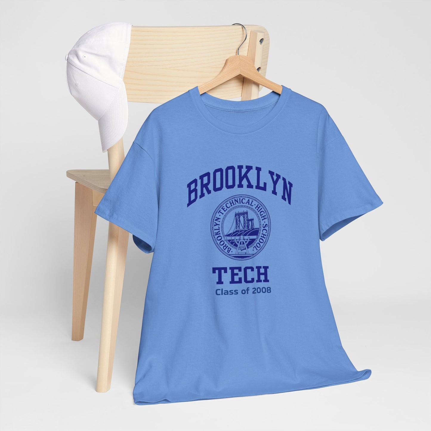 Brooklyn Tech Classic Logo - Men's Heavy Cotton T-Shirt - Class Of 2008