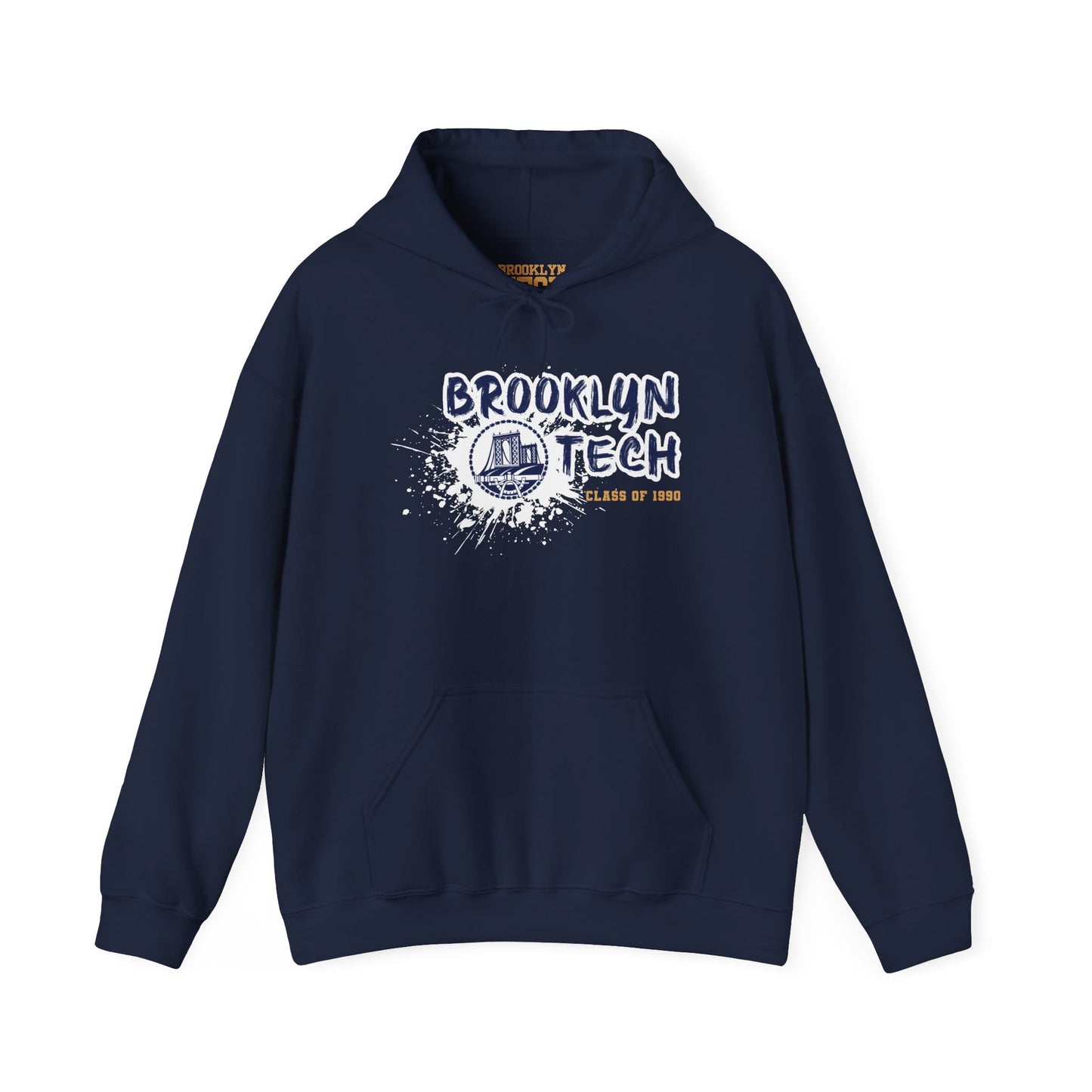 Class Of 1990 Commemorative Unisex Heavy Blend™ Hooded Sweatshirt - Gold Font