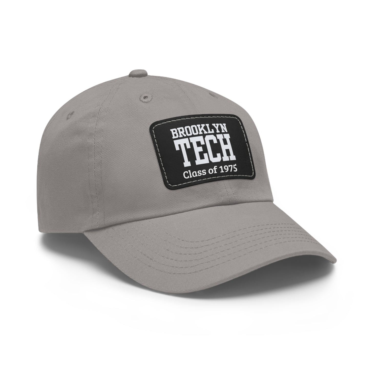 Classic Brooklyn Tech - Hat With Leather Patch (rectangle) - Class Of 1975