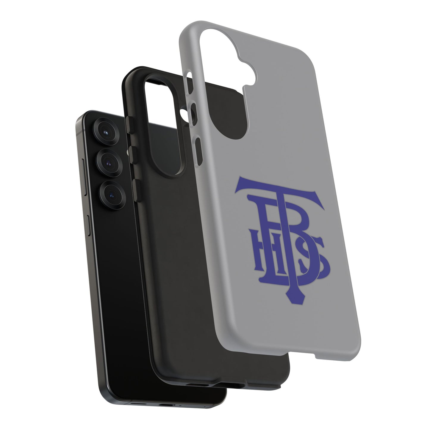 Stacked Logo - Tough Phone Cases - Gray - Samsung phones