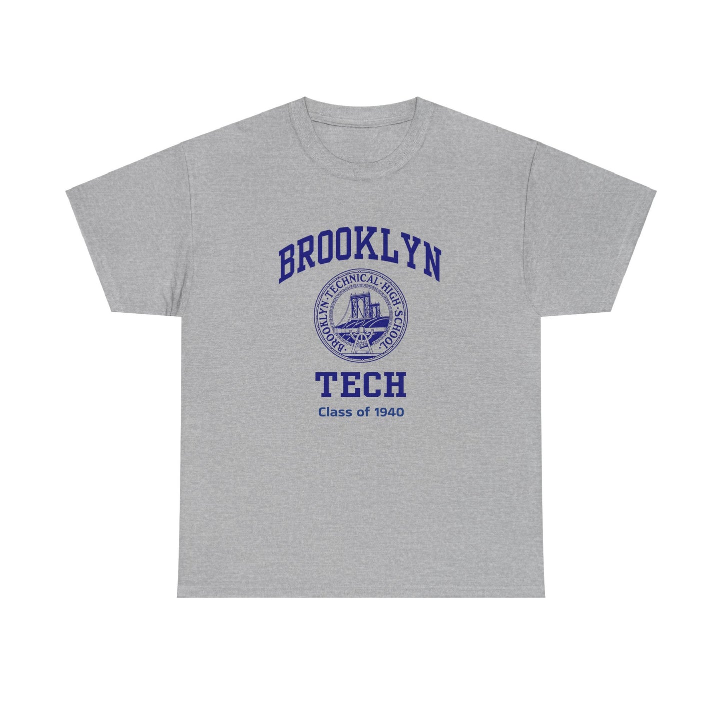 Brooklyn Tech Classic Logo - Men's Heavy Cotton T-Shirt - Class Of 1940
