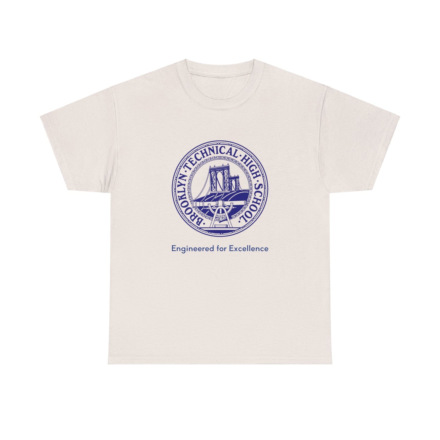 Classic Tech Logo - Engineered For Excellence - Men's Heavy Cotton T-Shirt