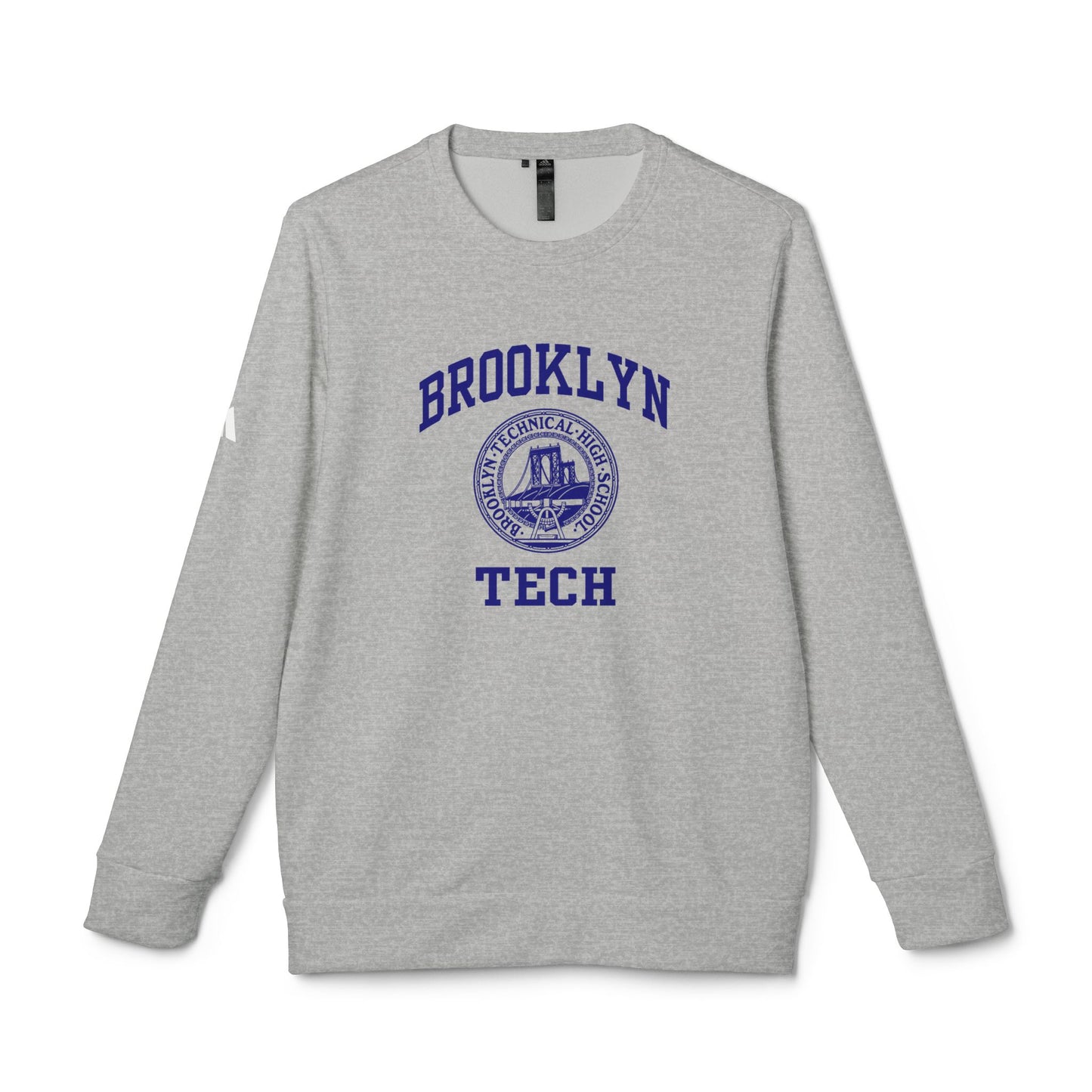 Brooklyn Tech Classic Logo Adidas Unisex Fleece Crewneck Sweatshirt