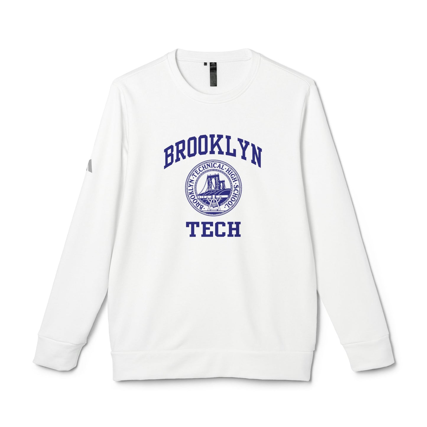 Brooklyn Tech Classic Logo Adidas Unisex Fleece Crewneck Sweatshirt