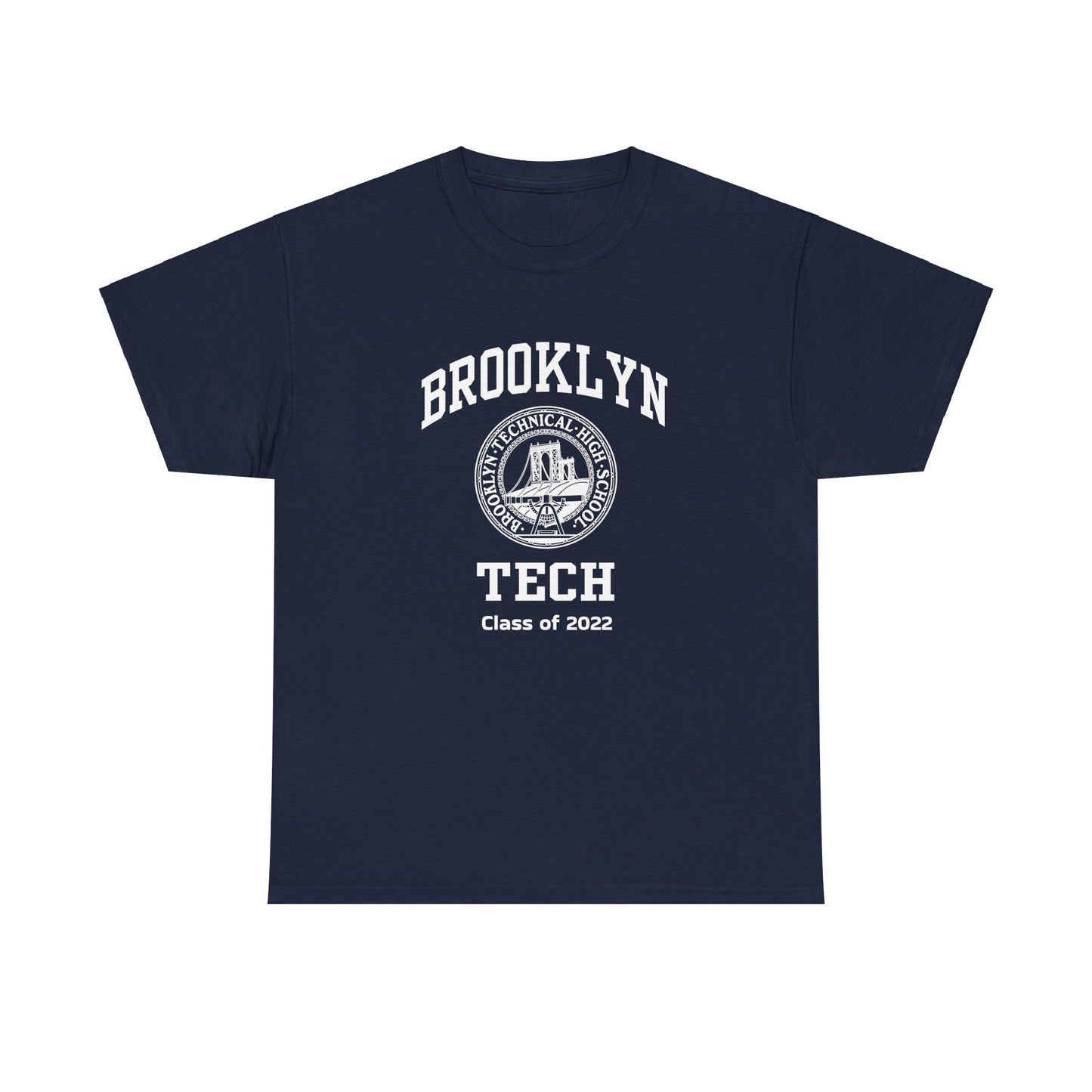 Brooklyn Tech Classic Logo - Men's Heavy Cotton T-Shirt - Class Of 2022