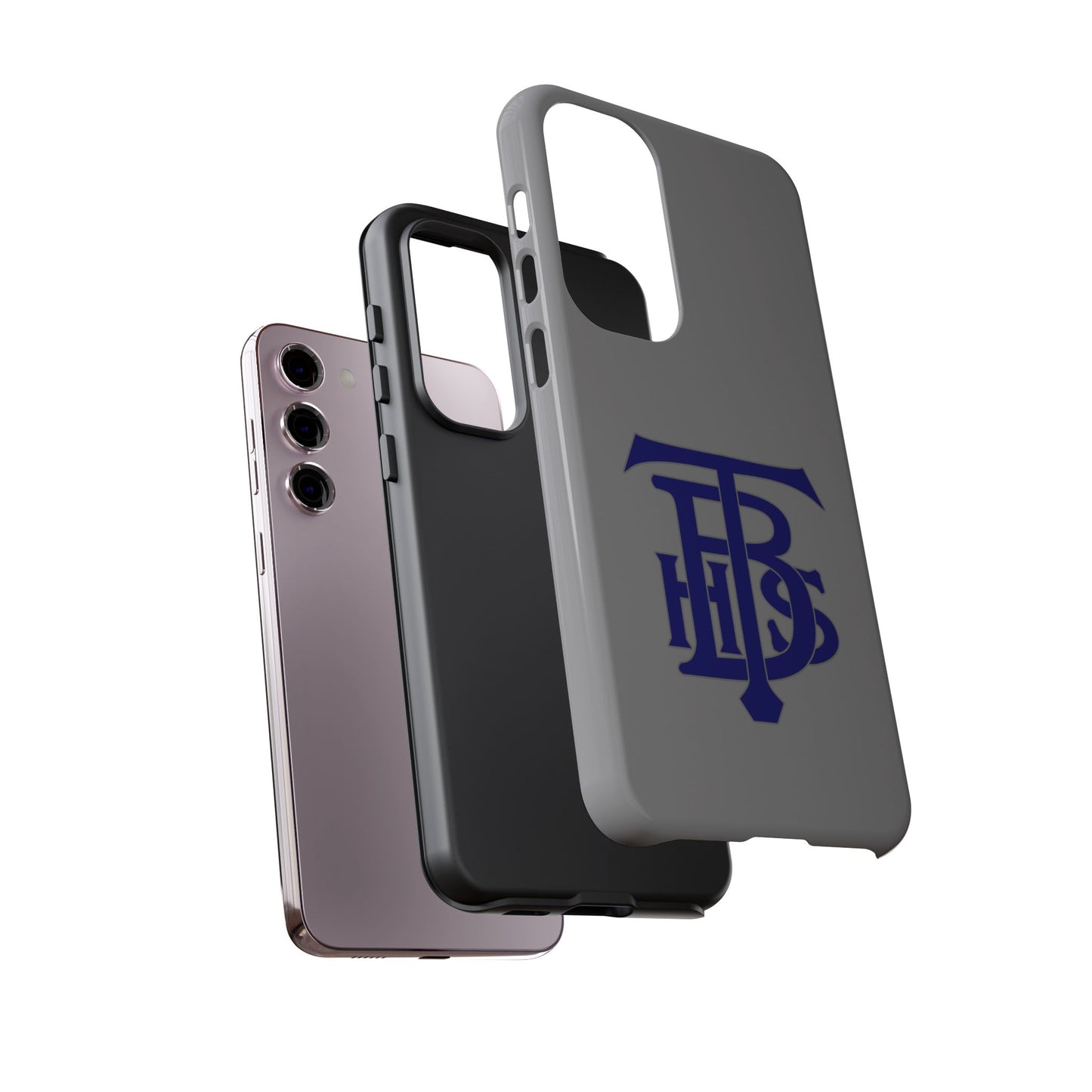 Stacked Logo - Tough Phone Cases - Gray - Samsung phones