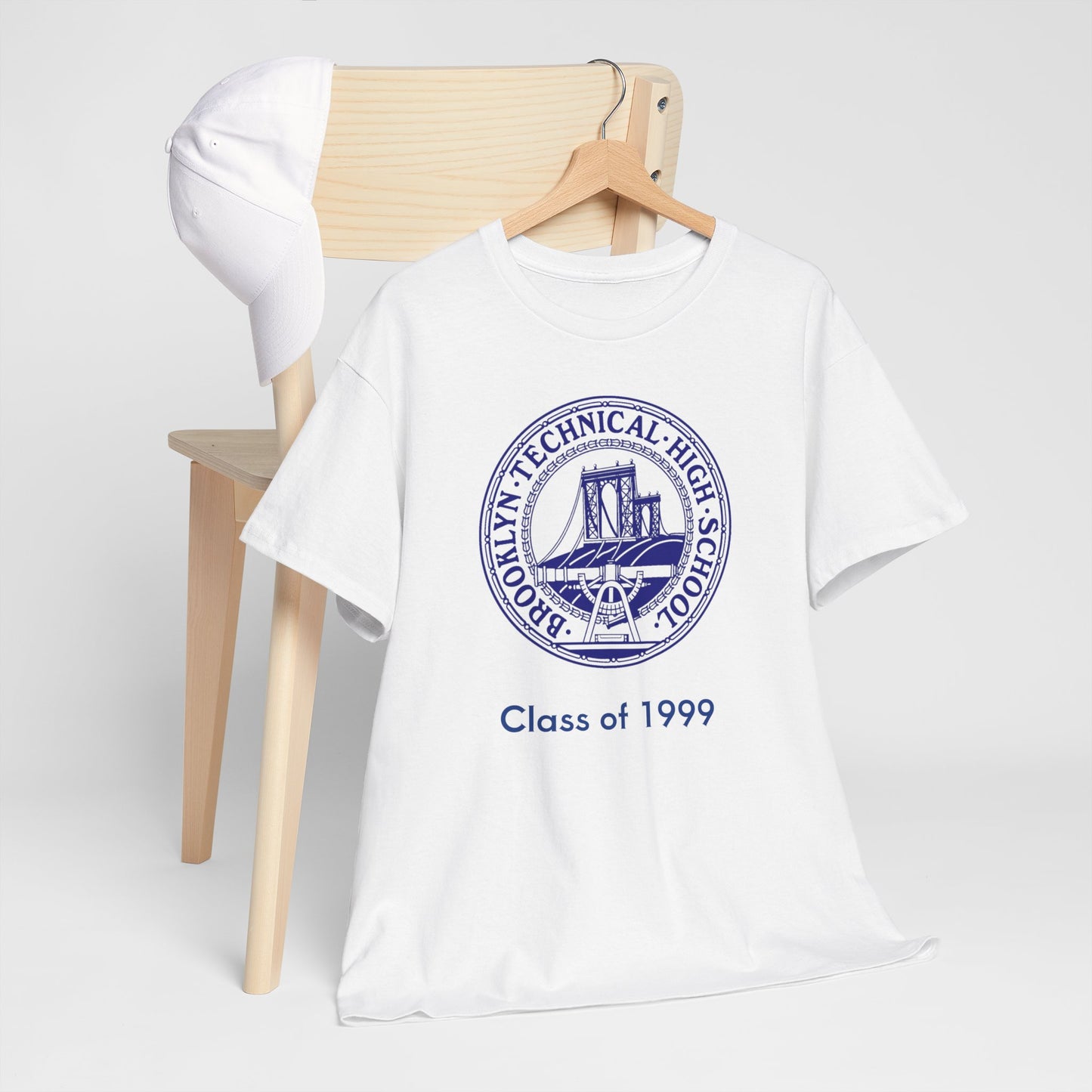 Classic Tech Logo - Men's Heavy Cotton T-Shirt - Class Of 1999