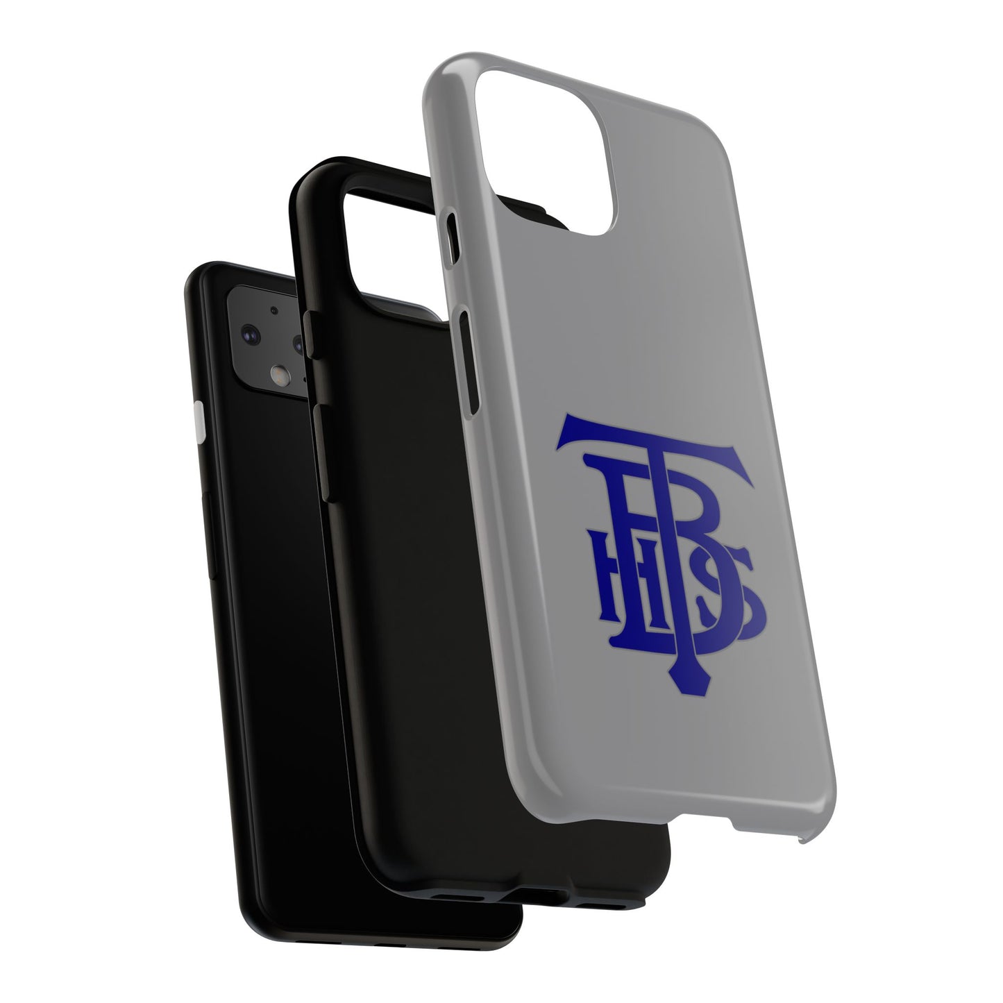 Stacked Logo - Tough Phone Cases - Gray - Google phones