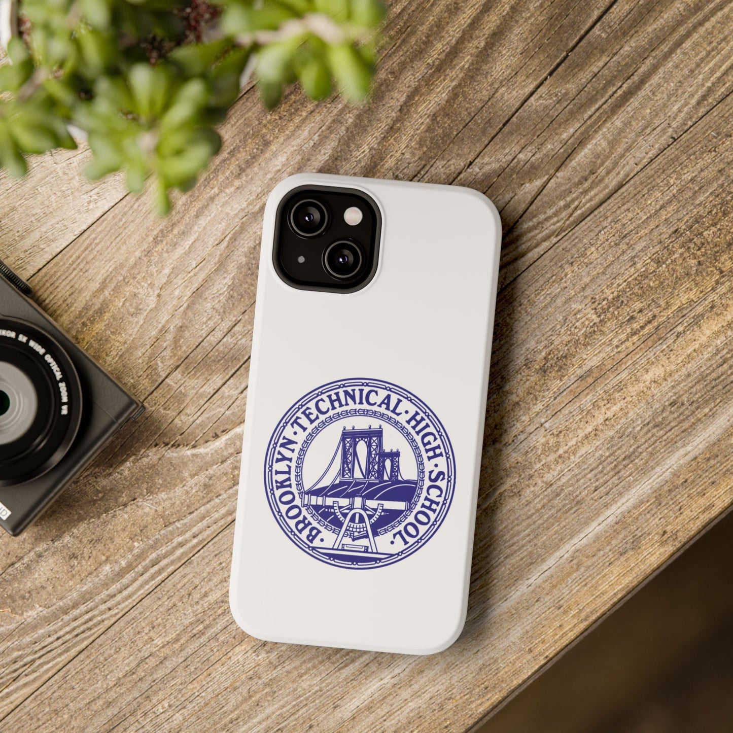 Classic Tech Seal - Impact-Resistant Phone Cases - Iphone Or Samsung - White