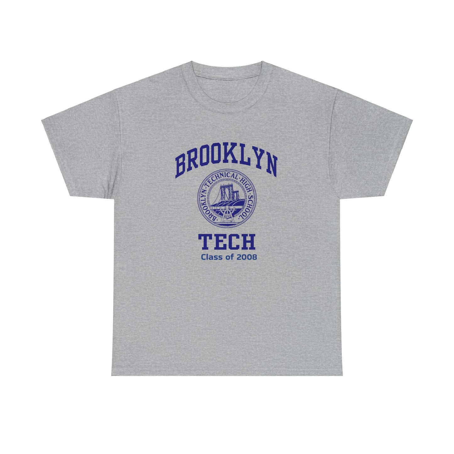 Brooklyn Tech Classic Logo - Men's Heavy Cotton T-Shirt - Class Of 2008