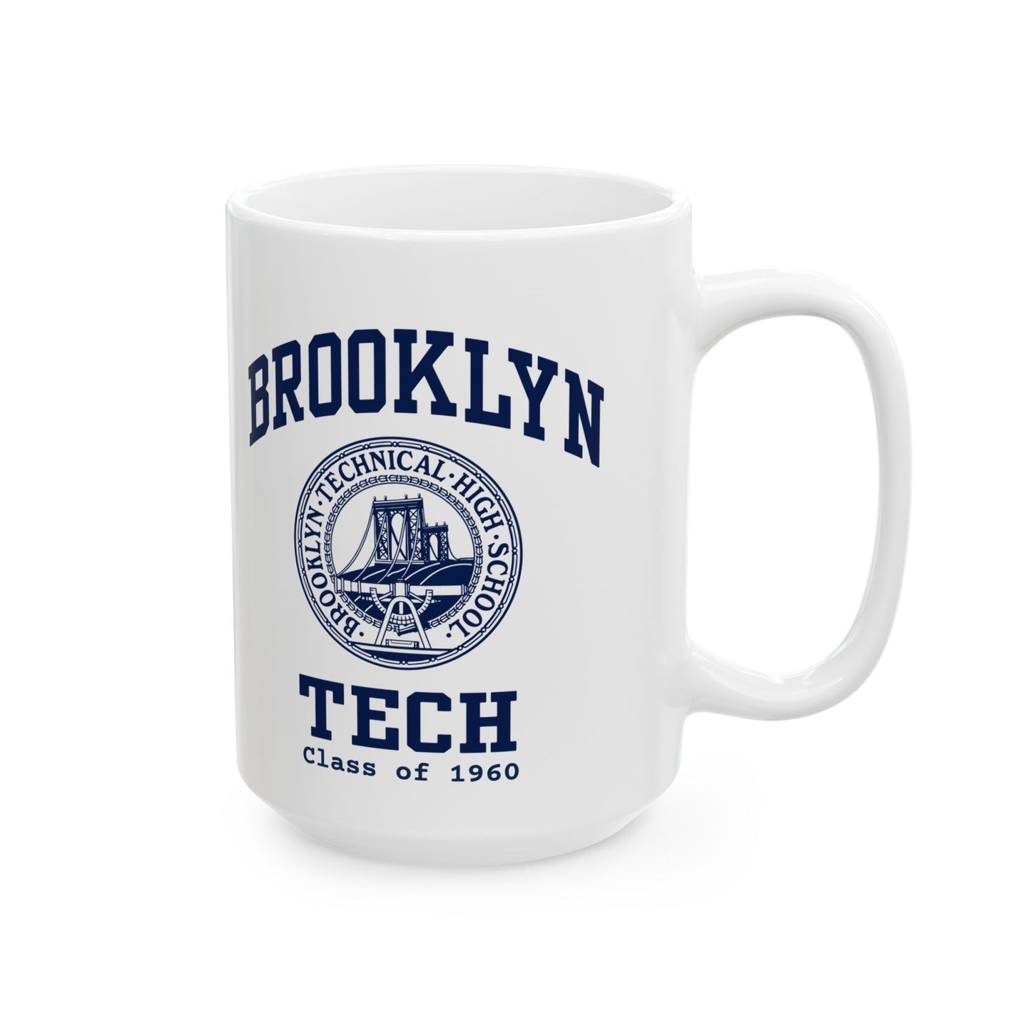 Classic Logo with Brooklyn Tech - Class of 1960 - Ceramic Mug (11oz/15oz)