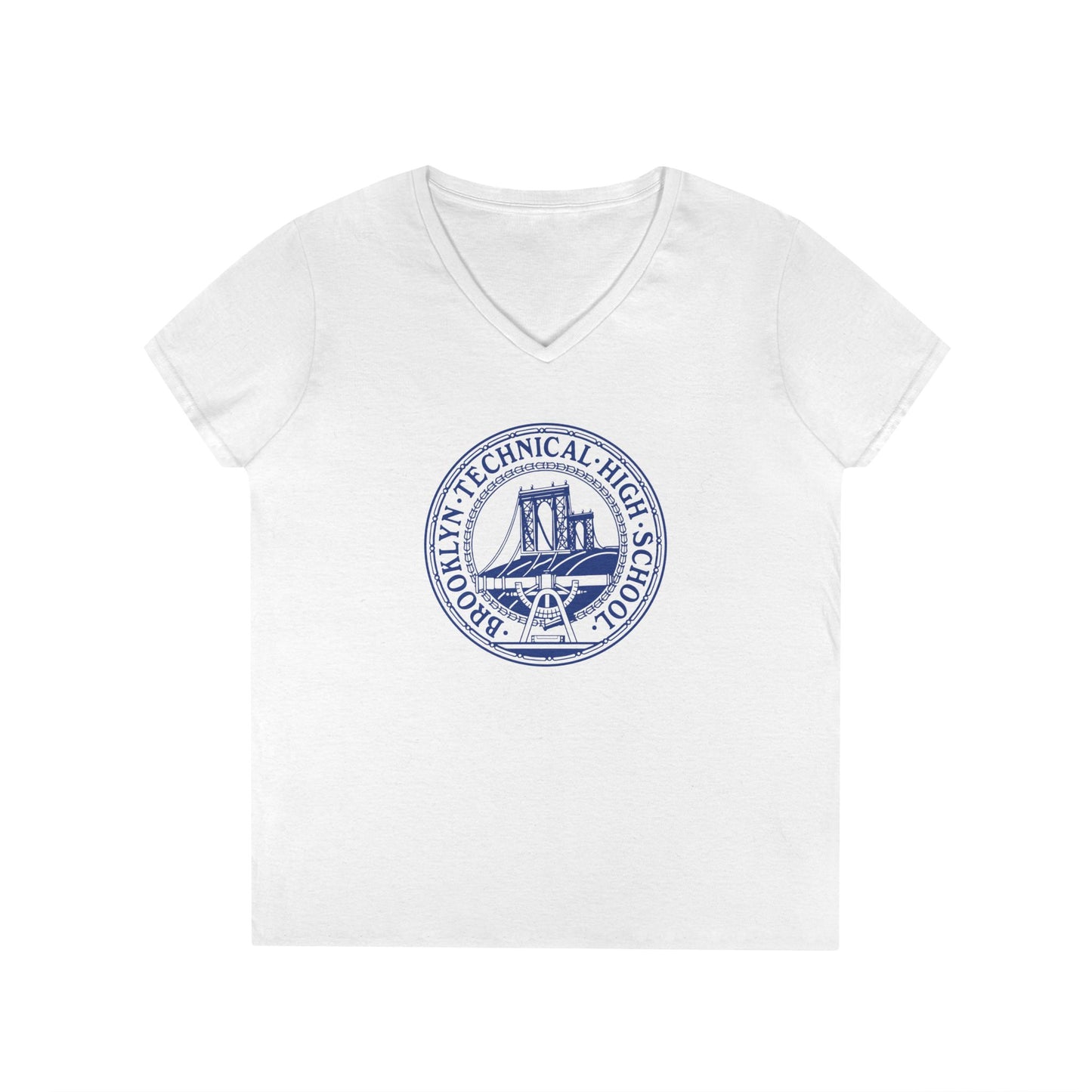 Classic Tech Logo - Ladies' V-Neck T-Shirt