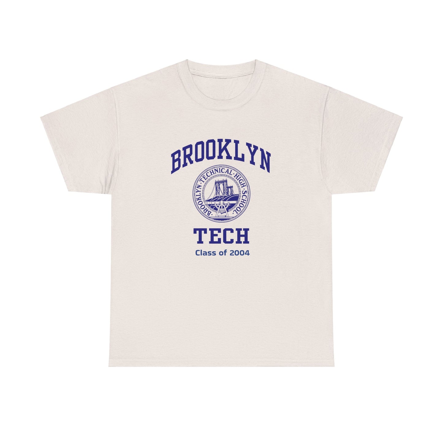 Brooklyn Tech Classic Logo - Men's Heavy Cotton T-Shirt - Class Of 2004