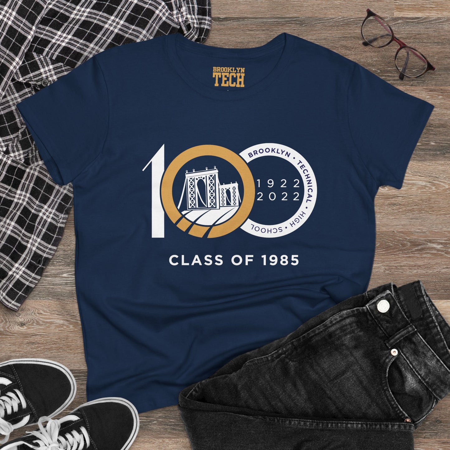Centennial Ladies' Midweight Cotton T-Shirt - Class Of 1985