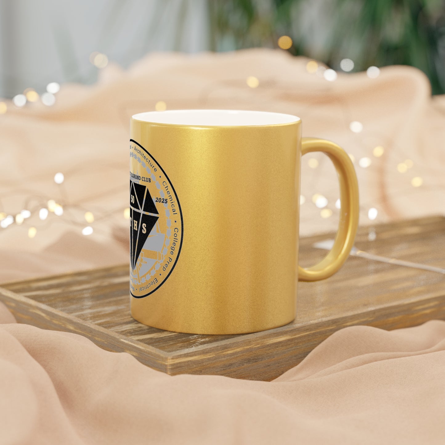Class Of 1975 Commemorative Metallic Mug (silver\gold)