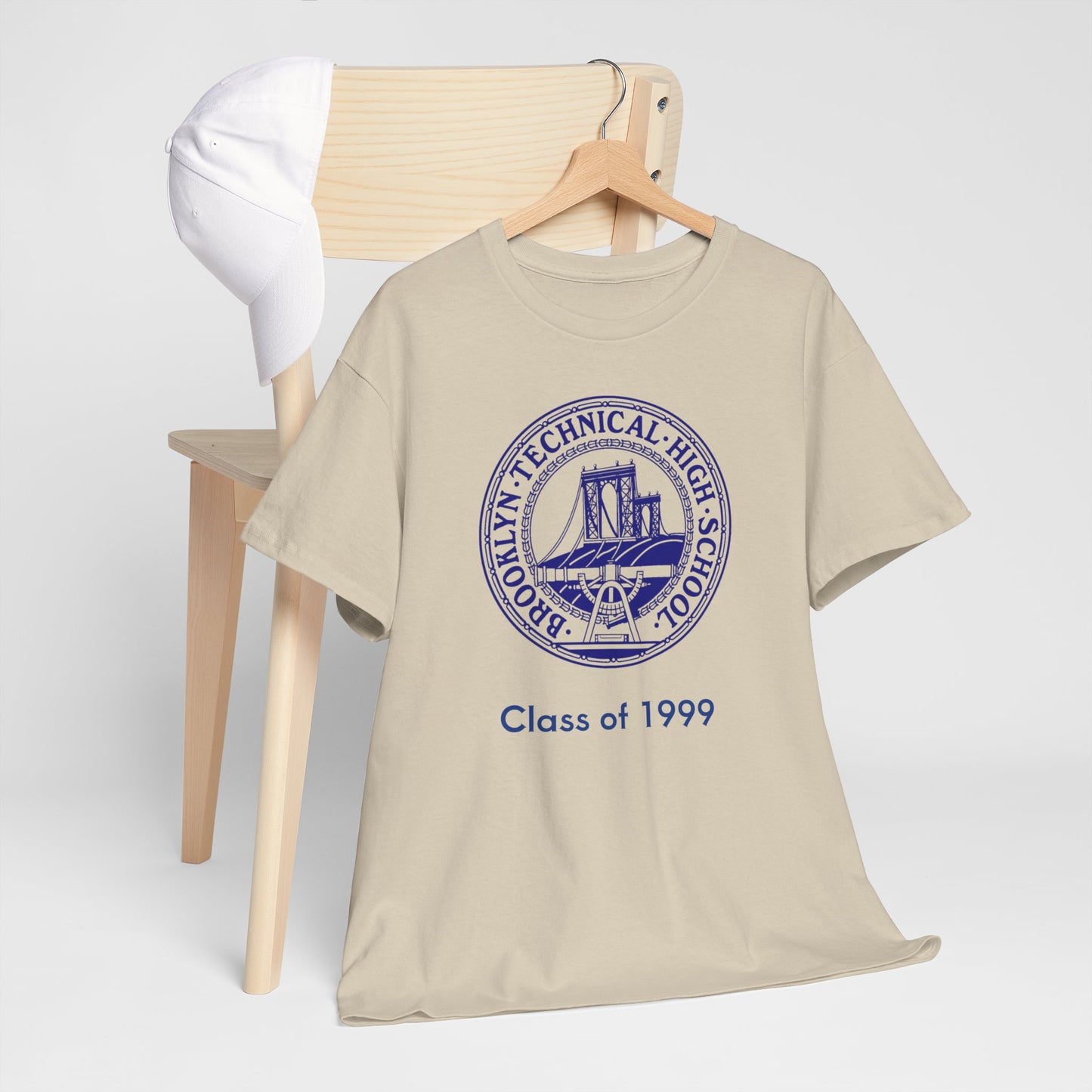 Classic Tech Logo - Men's Heavy Cotton T-Shirt - Class Of 1999
