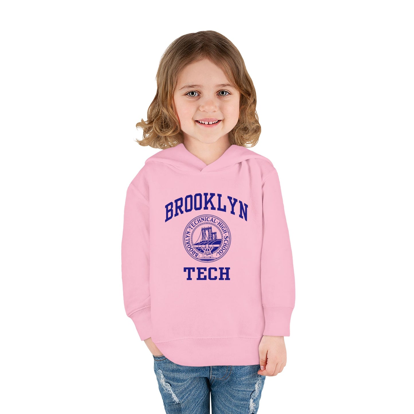 Family - Brooklyn Tech Classic Logo - Toddler Pullover Fleece Hoodie