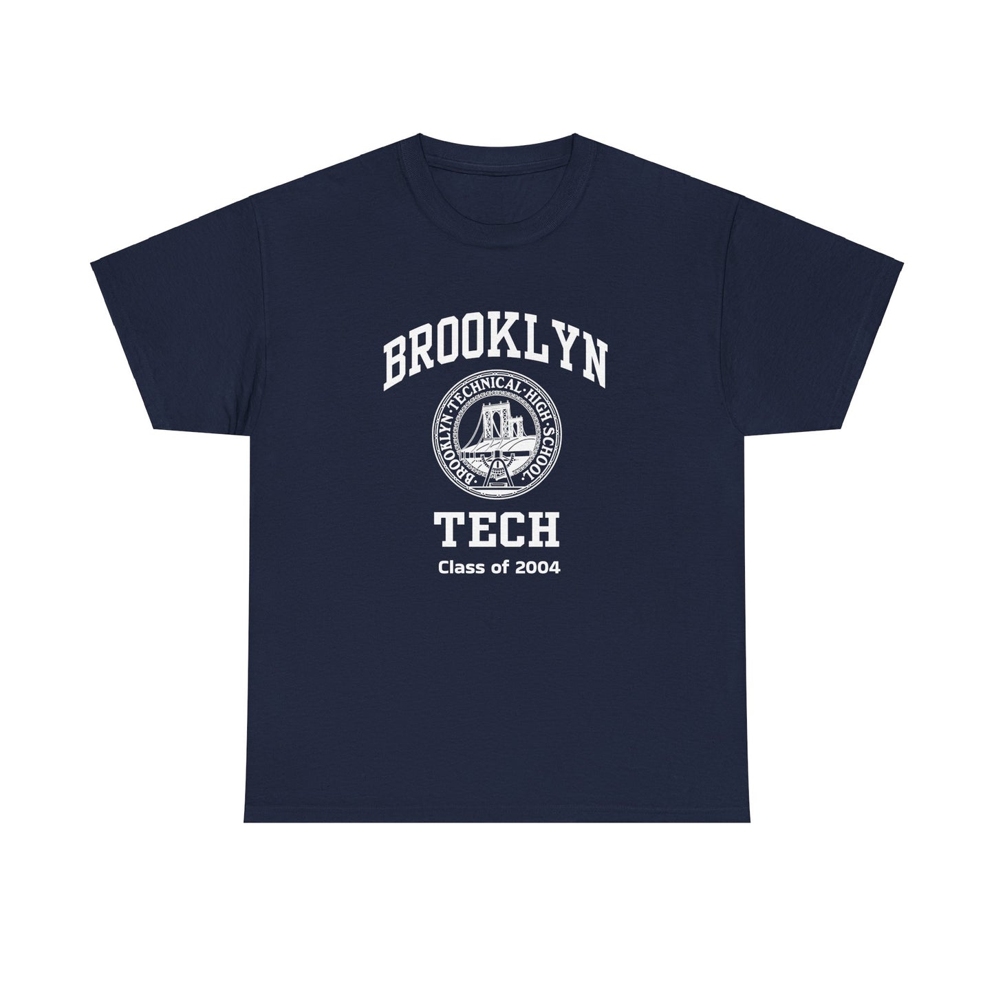 Brooklyn Tech Classic Logo - Men's Heavy Cotton T-Shirt - Class Of 2004