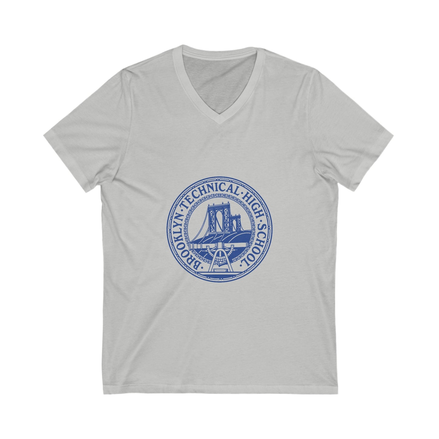 Classic Tech Logo - Men's Short Sleeve V-Neck Jersey