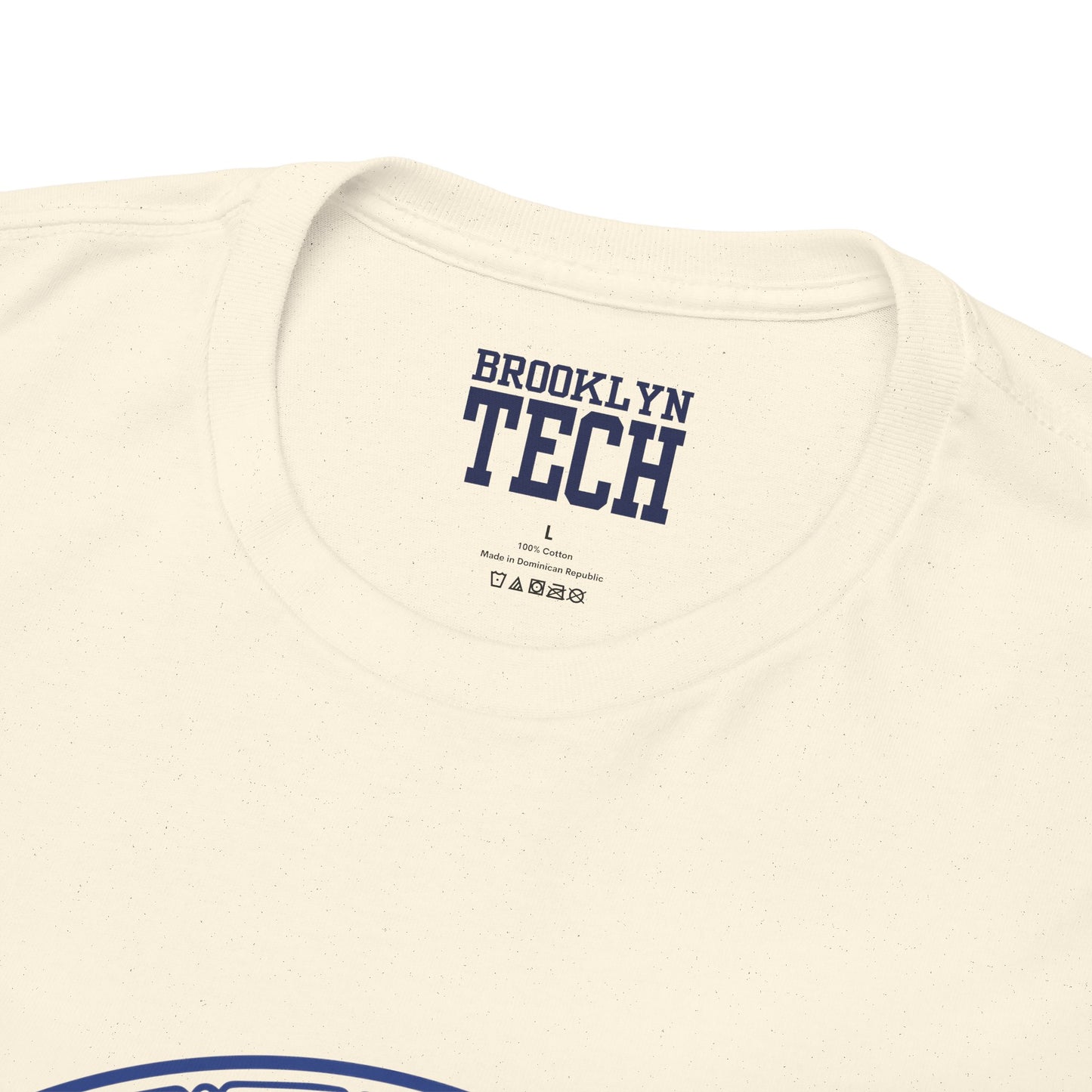 Classic Tech Logo - Blue Graphic - Men's Heavy Cotton T-Shirt