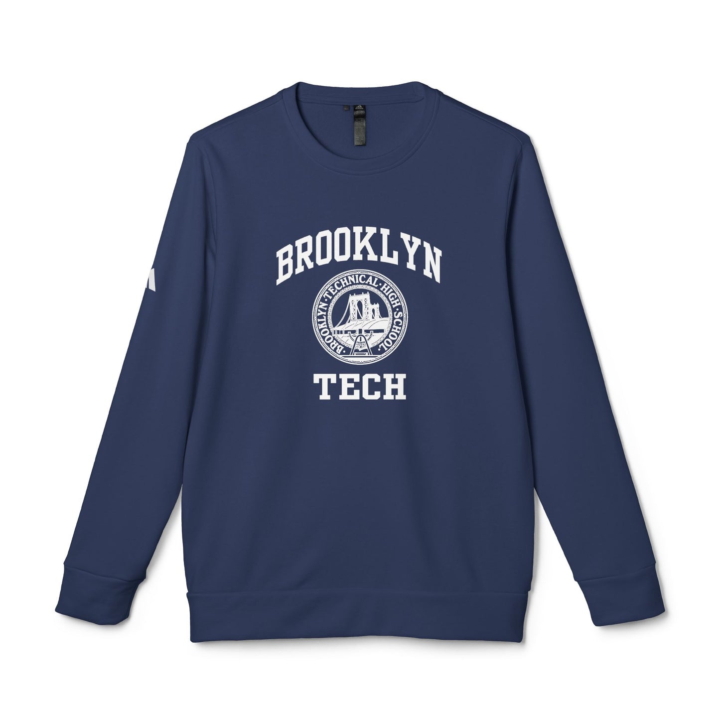Brooklyn Tech Classic Logo Adidas Unisex Fleece Crewneck Sweatshirt