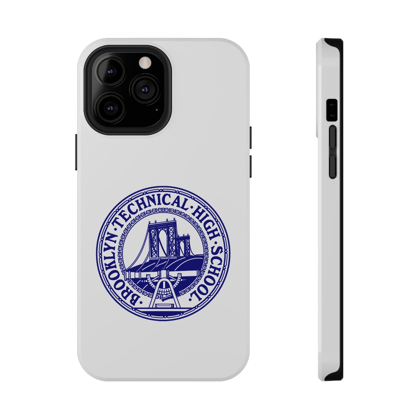 Classic Tech Seal - Impact-Resistant Phone Cases - Iphone Or Samsung - White