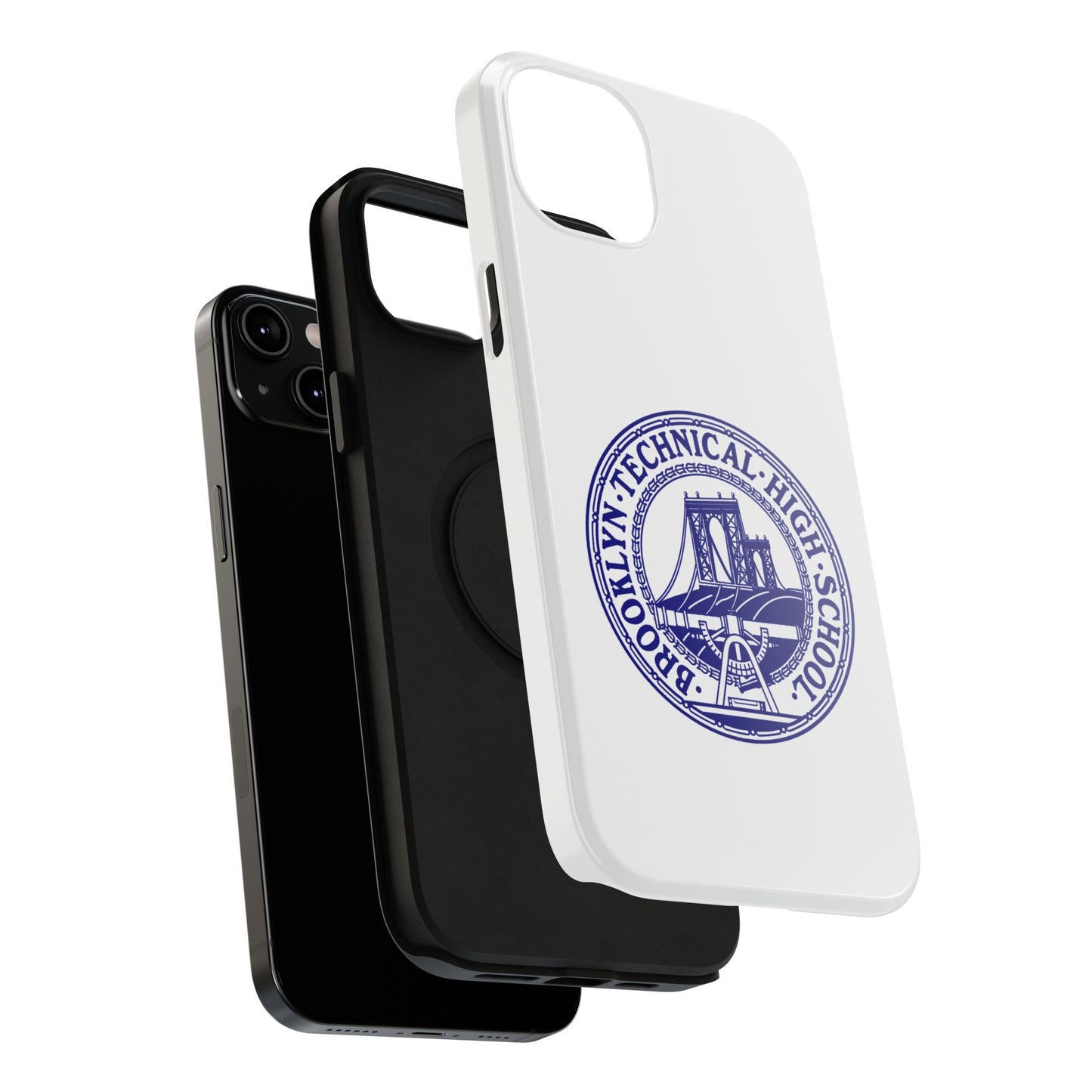 Classic Tech Seal - Impact-Resistant Phone Cases - Iphone Or Samsung - White