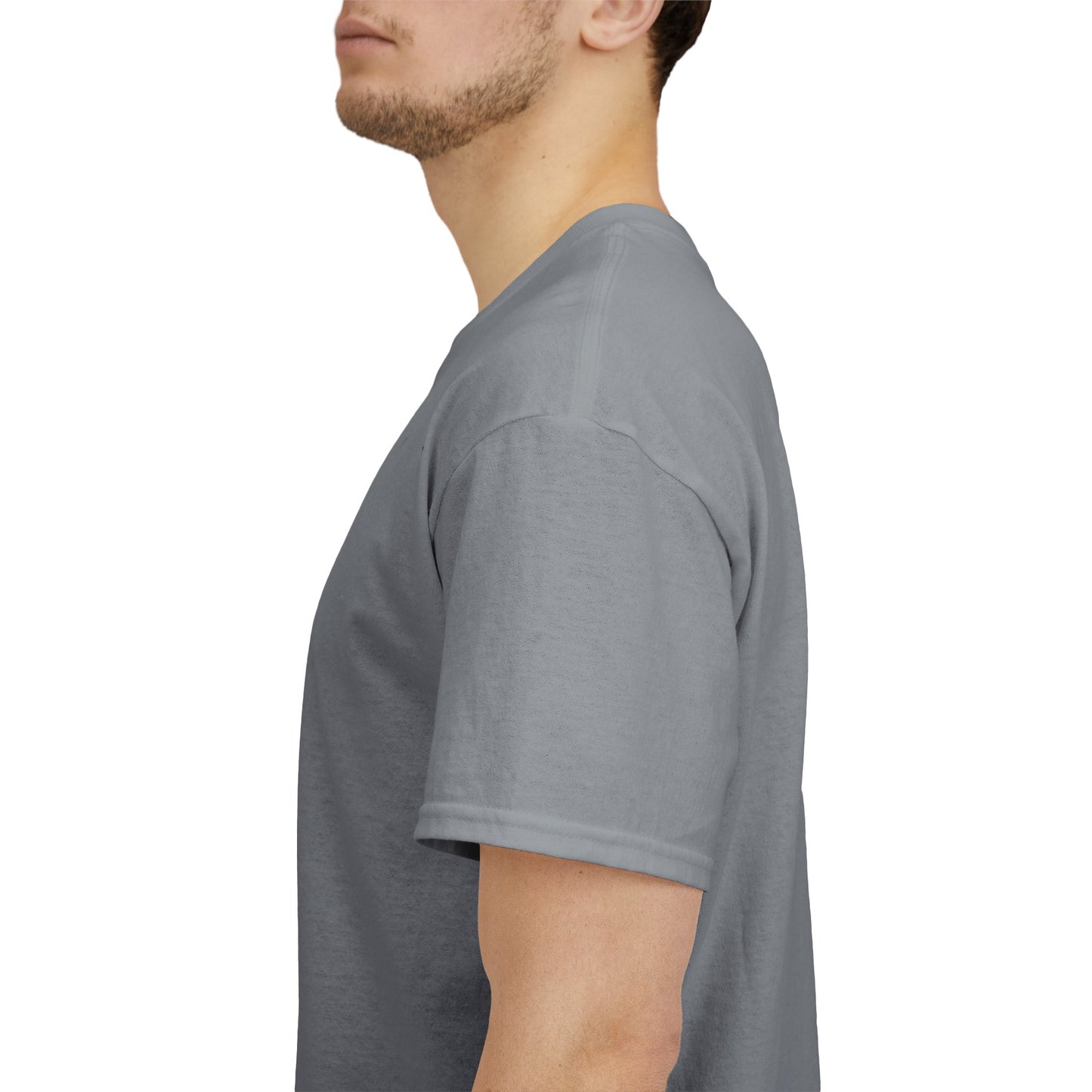 Classic Tech Logo - Blue Graphic - Men's Heavy Cotton T-Shirt