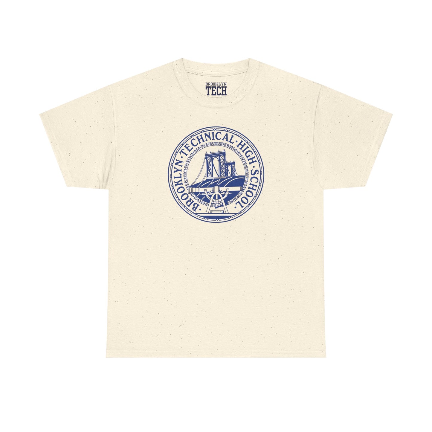 Classic Tech Logo - Blue Graphic - Men's Heavy Cotton Tee