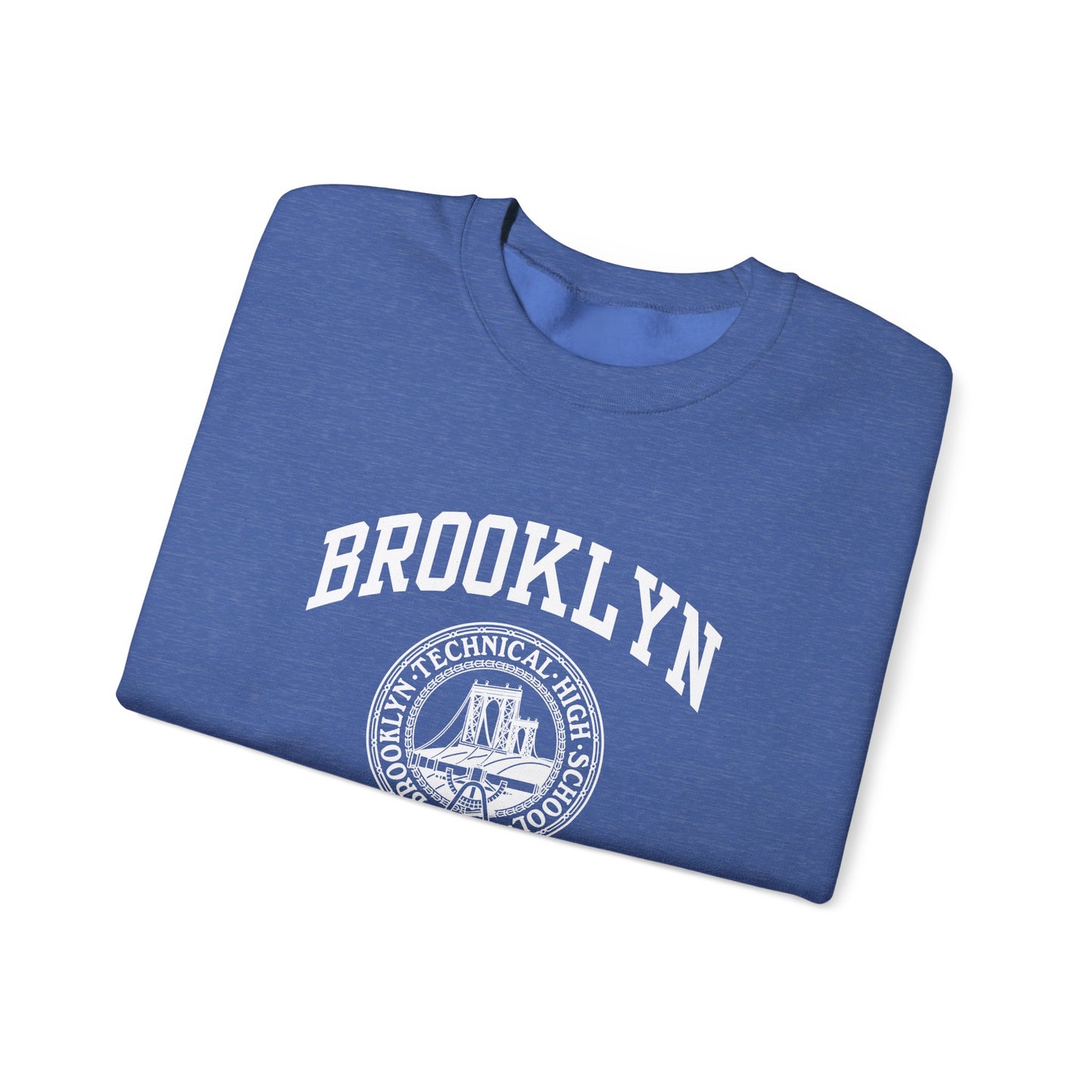 Brooklyn Tech Classic Logo - Men's Heavy Blend™ Crewneck Sweatshirt - Class Of 2018
