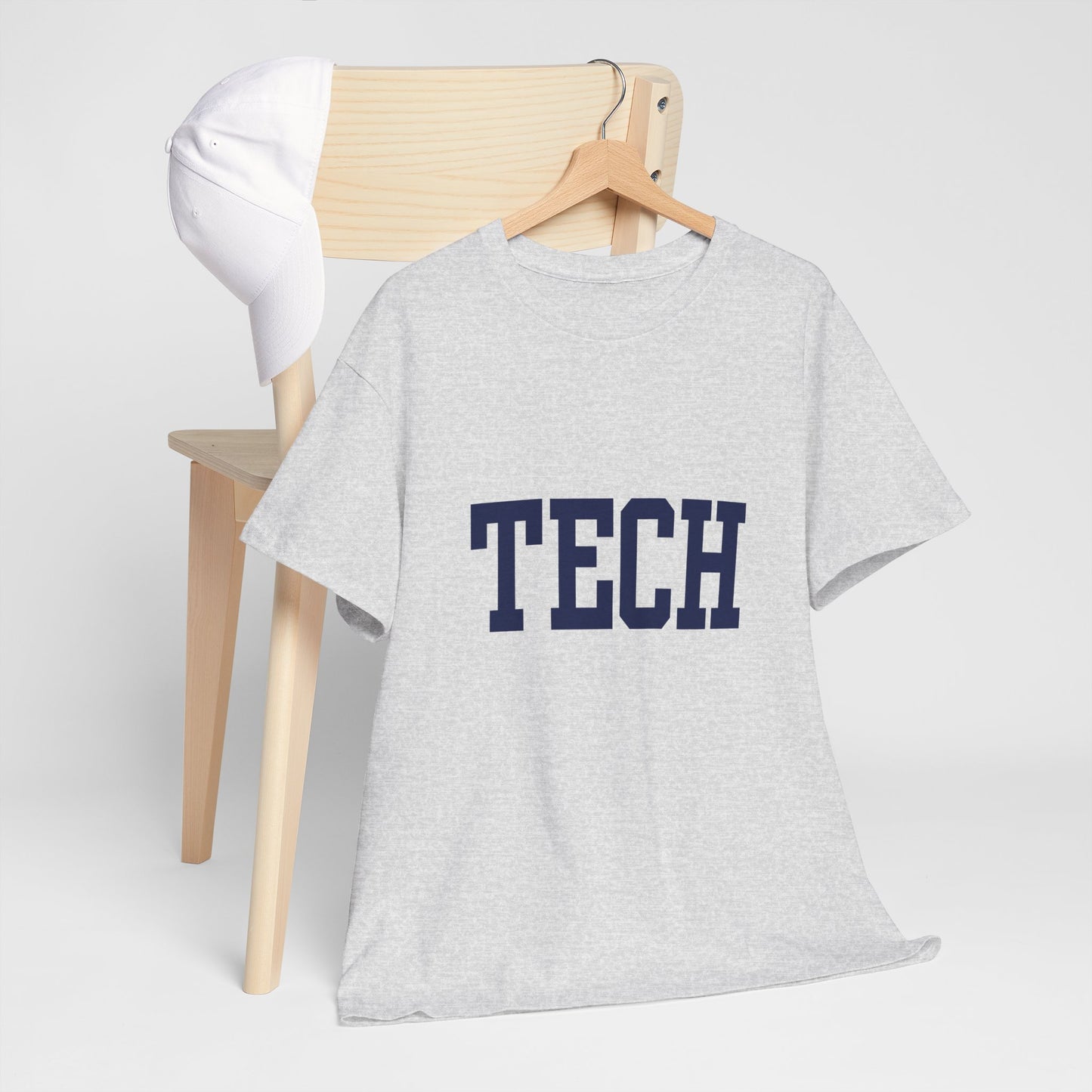 Tech - Classic Font - Men's Heavy Cotton T-Shirt