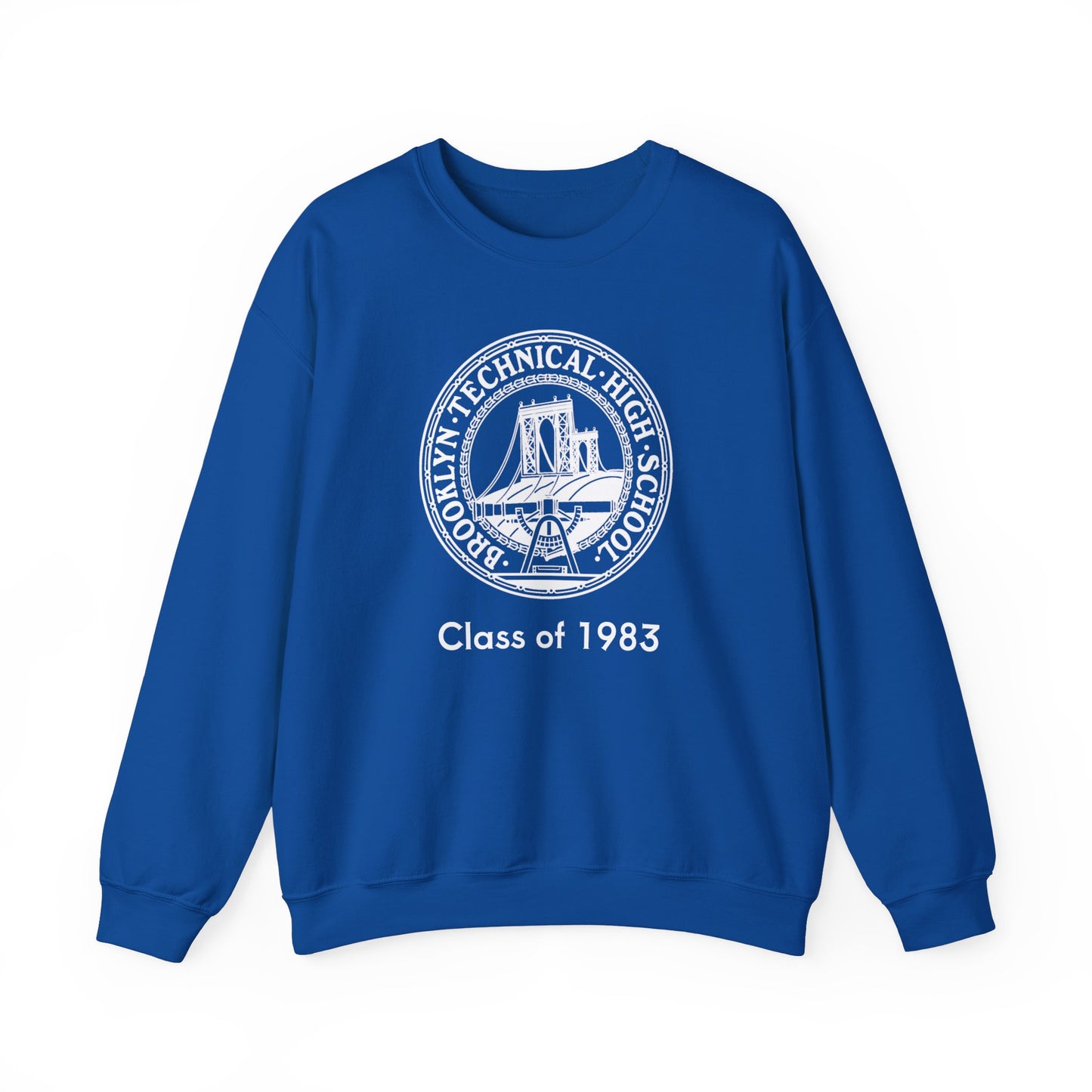 Classic Tech Logo - Men's Heavy Blend Crewneck Sweatshirt - Class Of 1983