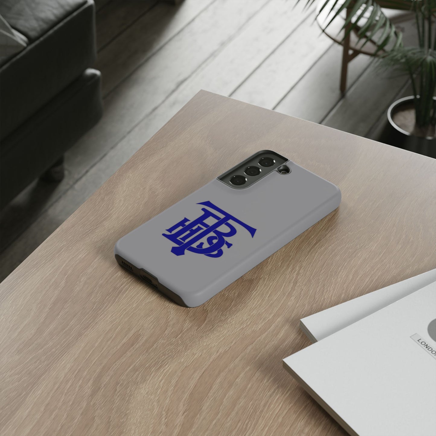 Stacked Logo - Tough Phone Cases - Gray - Samsung phones