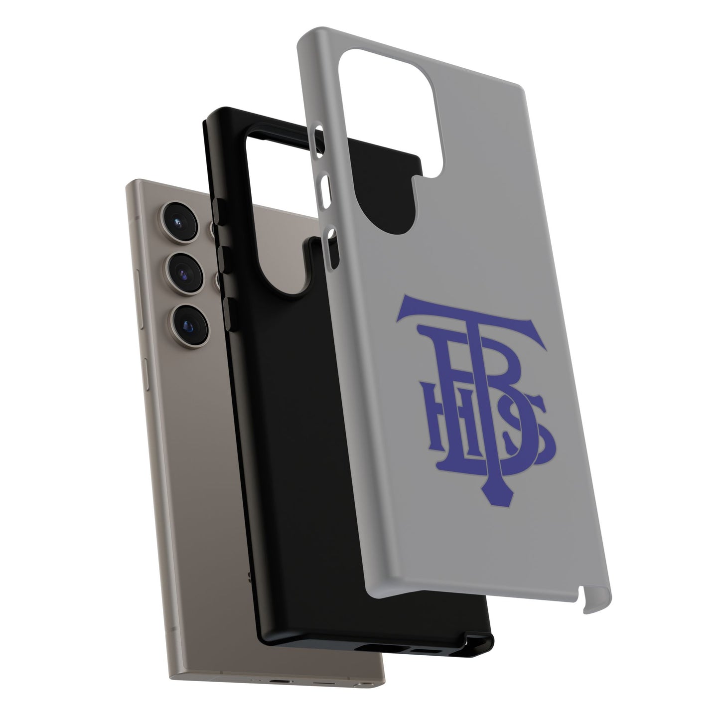 Stacked Logo - Tough Phone Cases - Gray - Samsung phones