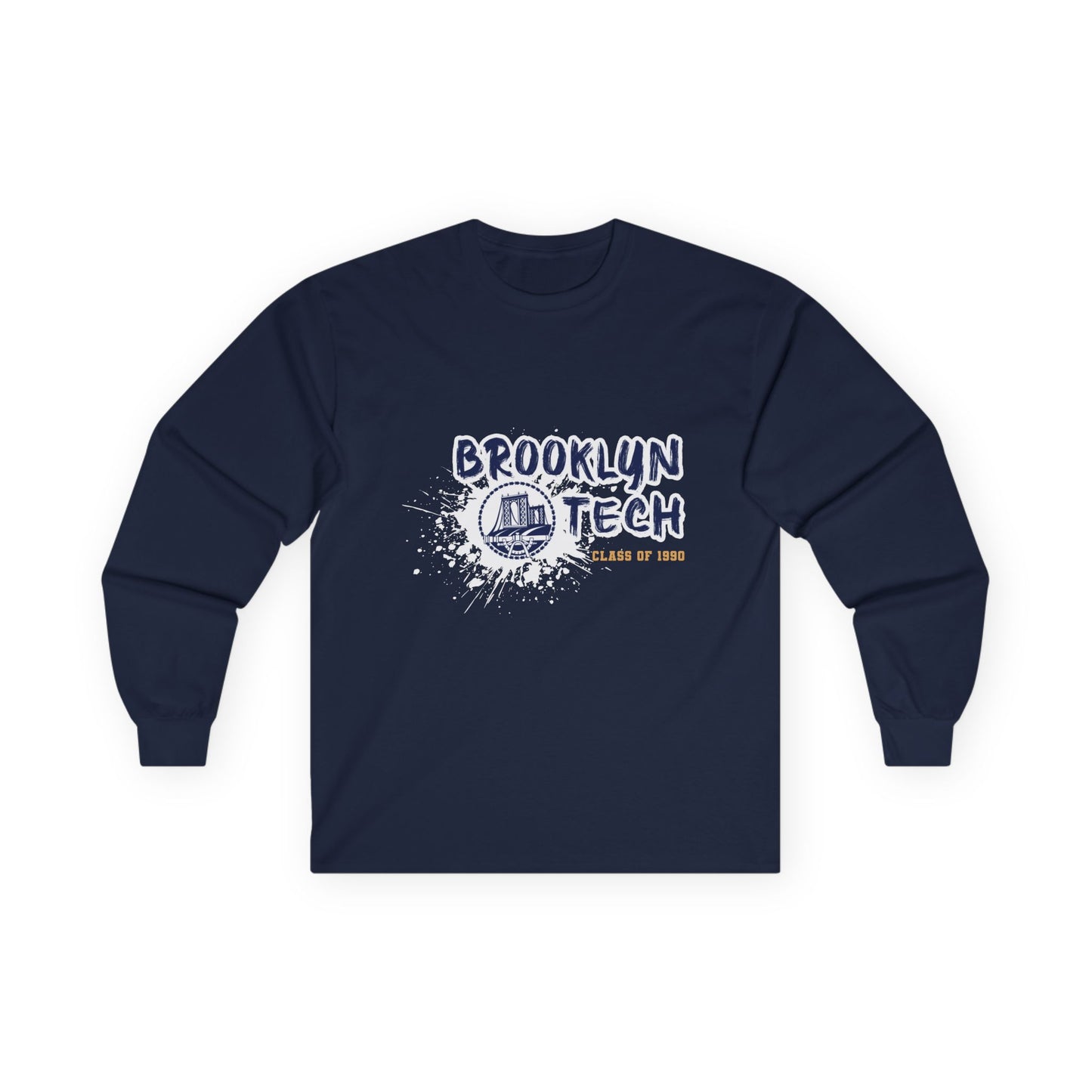 Class Of 1990 Commemorative Unisex Ultra Cotton Long Sleeve T-Shirt - Gold Font