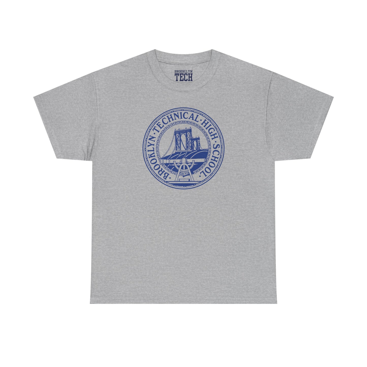 Classic Tech Logo - Blue Graphic - Men's Heavy Cotton Tee