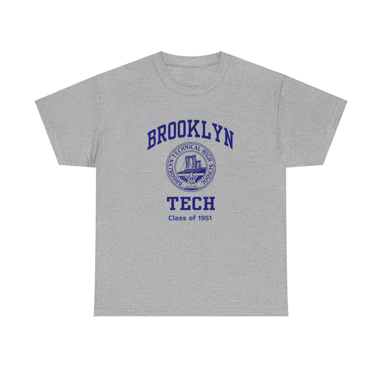 Brooklyn Tech Classic Logo - Men's Heavy Cotton T-Shirt - Class Of 1951